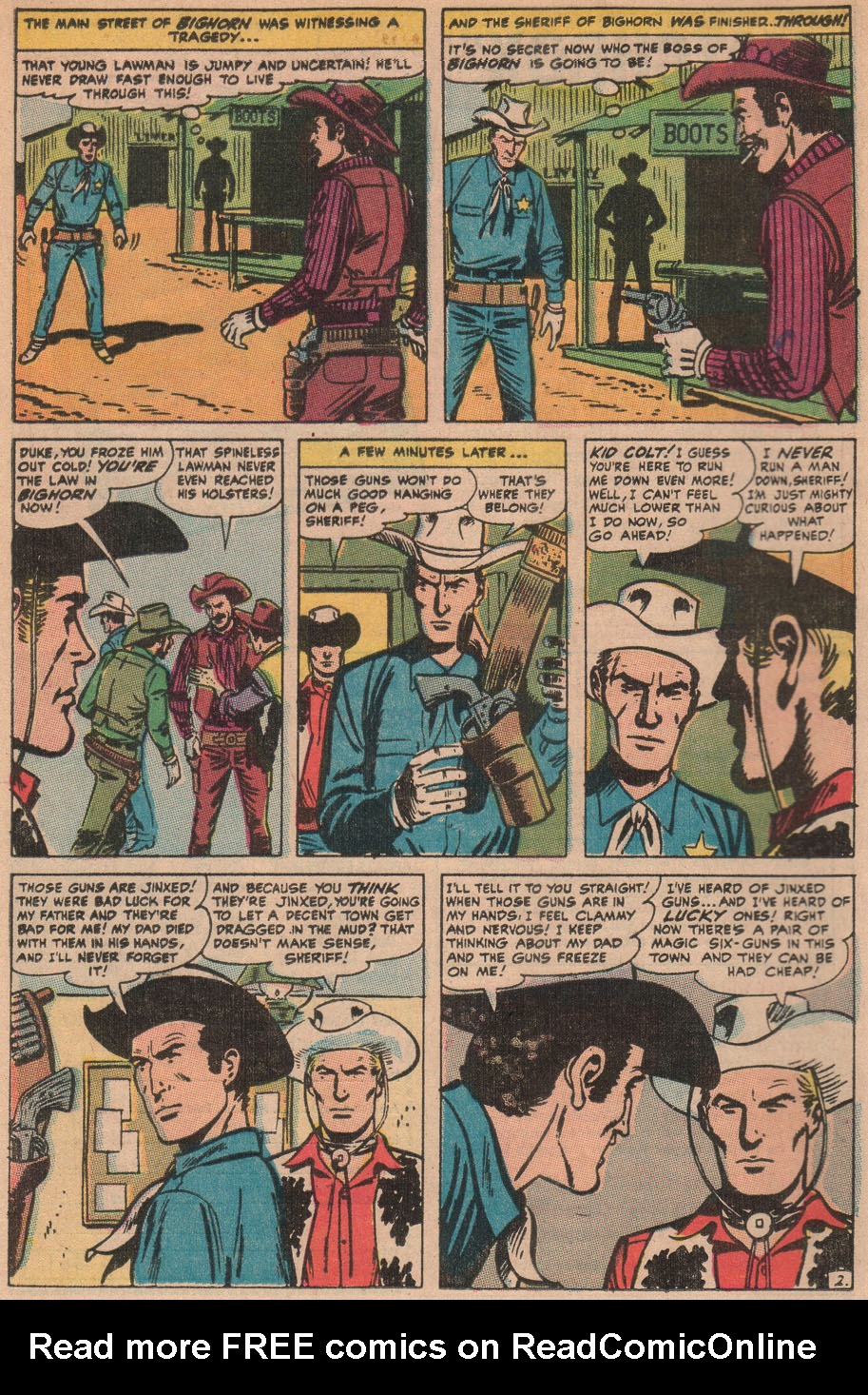 Read online Kid Colt Outlaw comic -  Issue #142 - 12