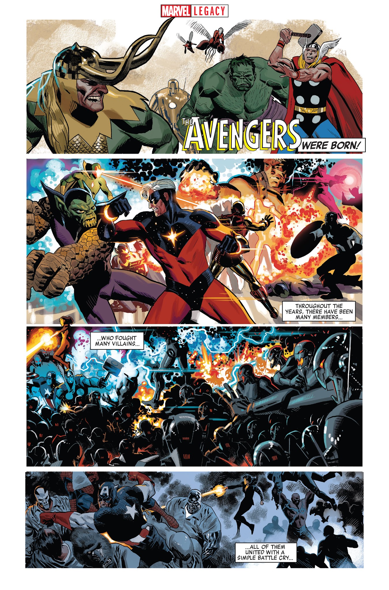 Read online Avengers - Marvel Legacy Primer Pages comic -  Issue # Full - 3