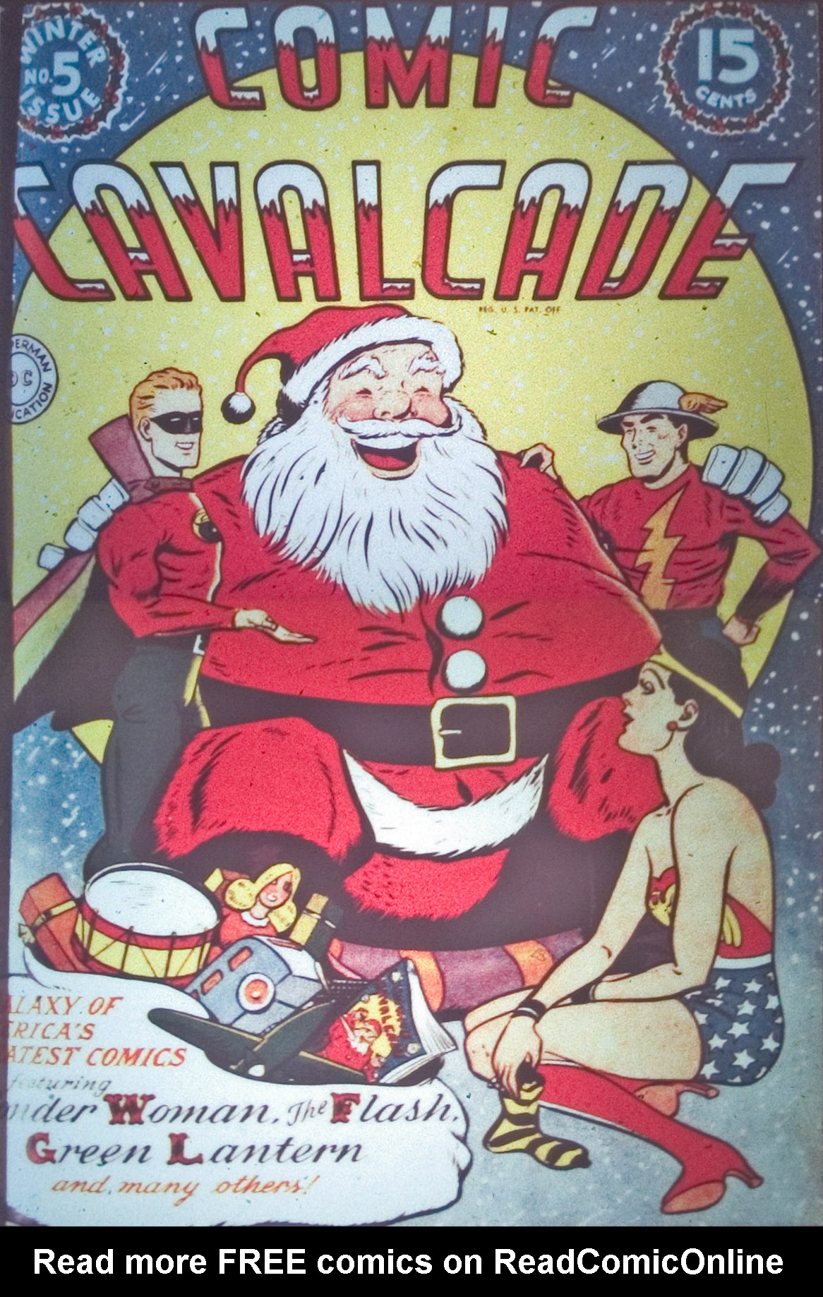 Read online Comic Cavalcade comic -  Issue #5 - 1