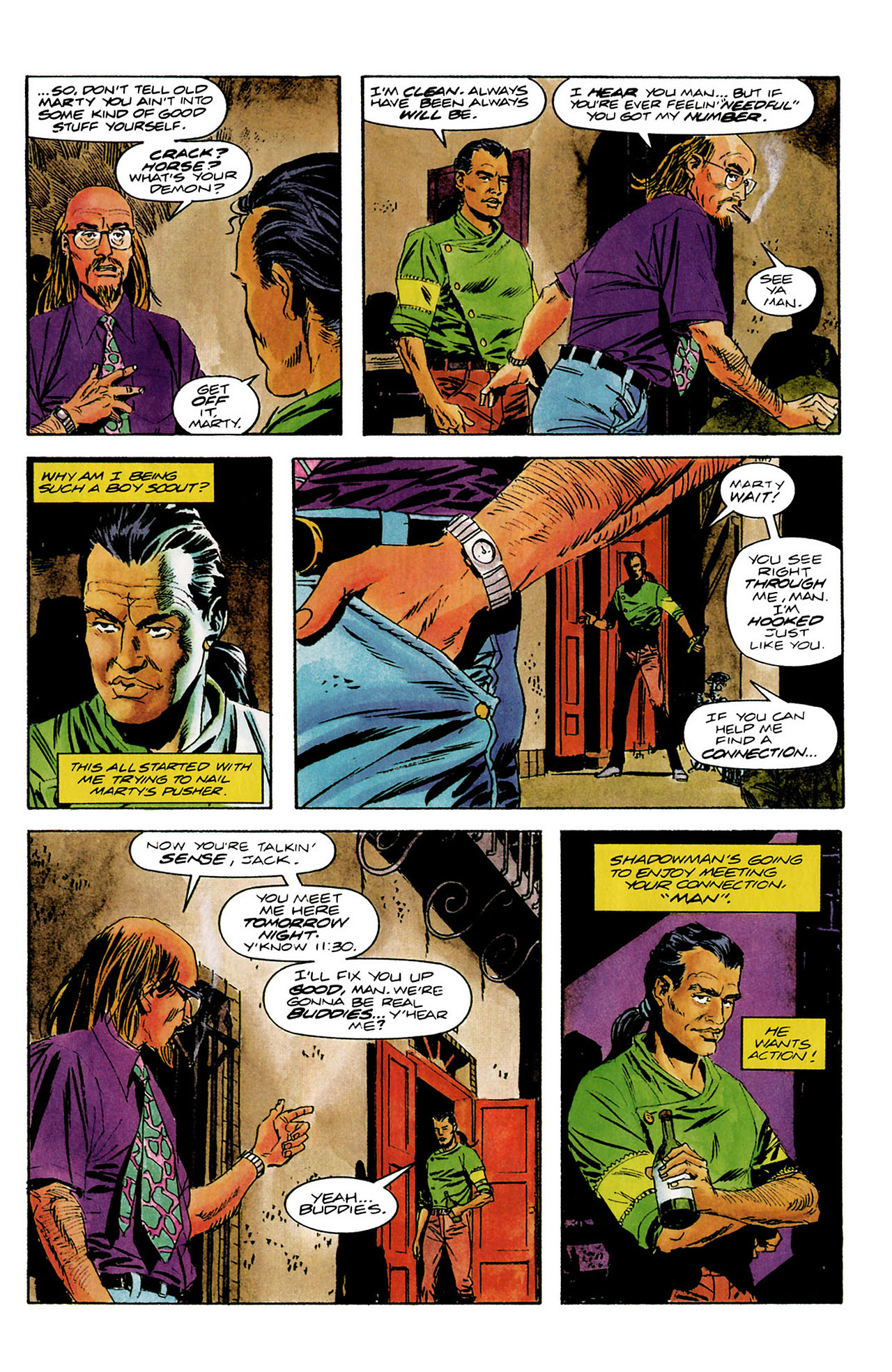 Read online Shadowman (1992) comic -  Issue #8 - 9