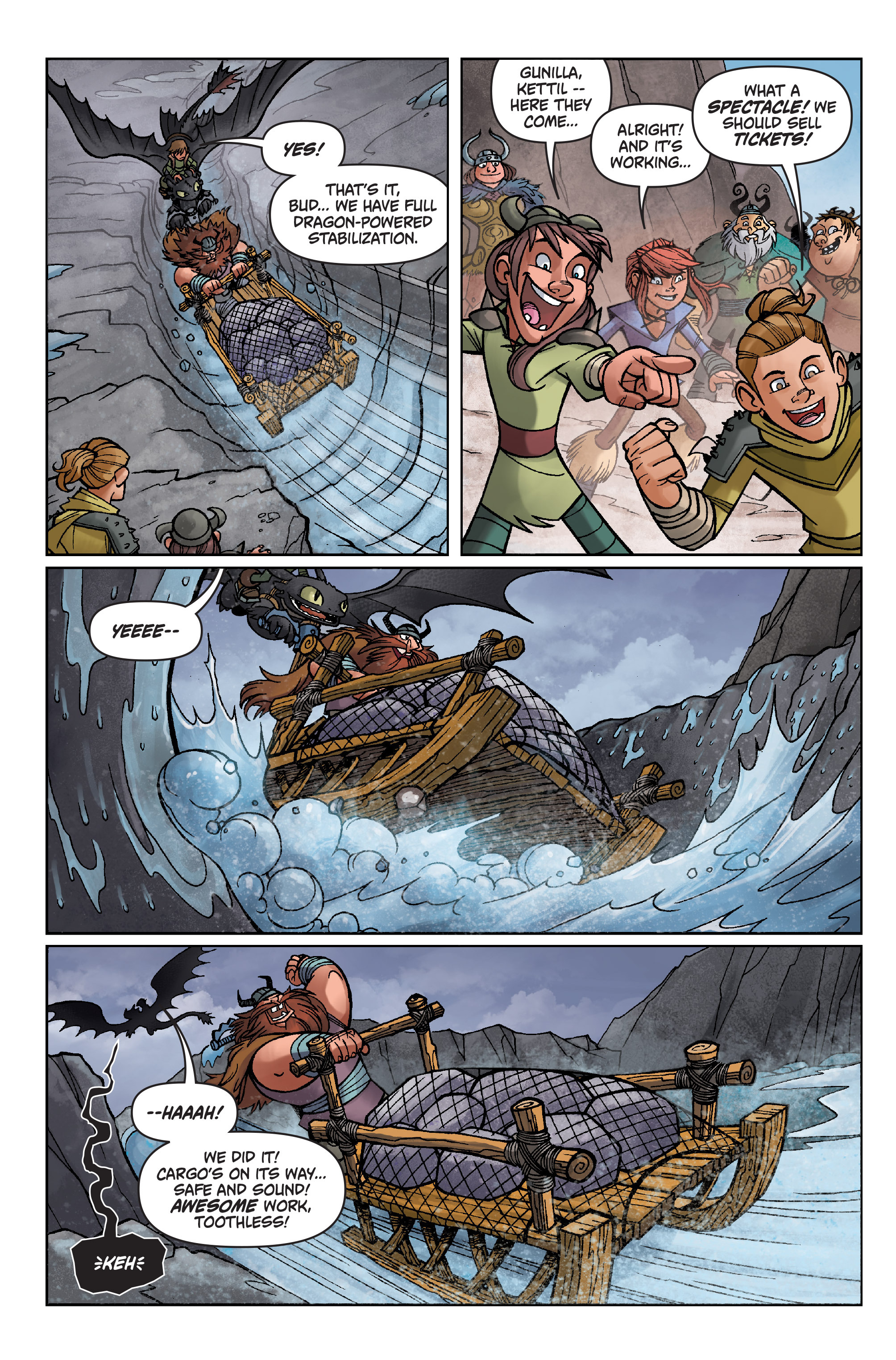 Read online DreamWorks Dragons: Defenders of Berk Collection: Fire & Ice comic -  Issue # TPB - 99
