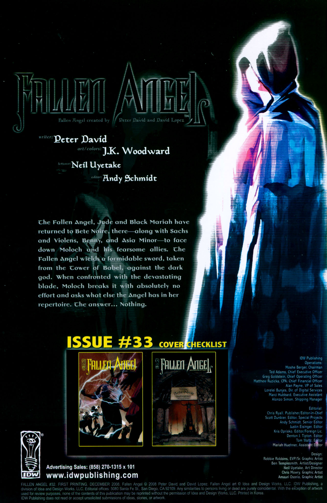 Read online Fallen Angel comic -  Issue #33 - 2