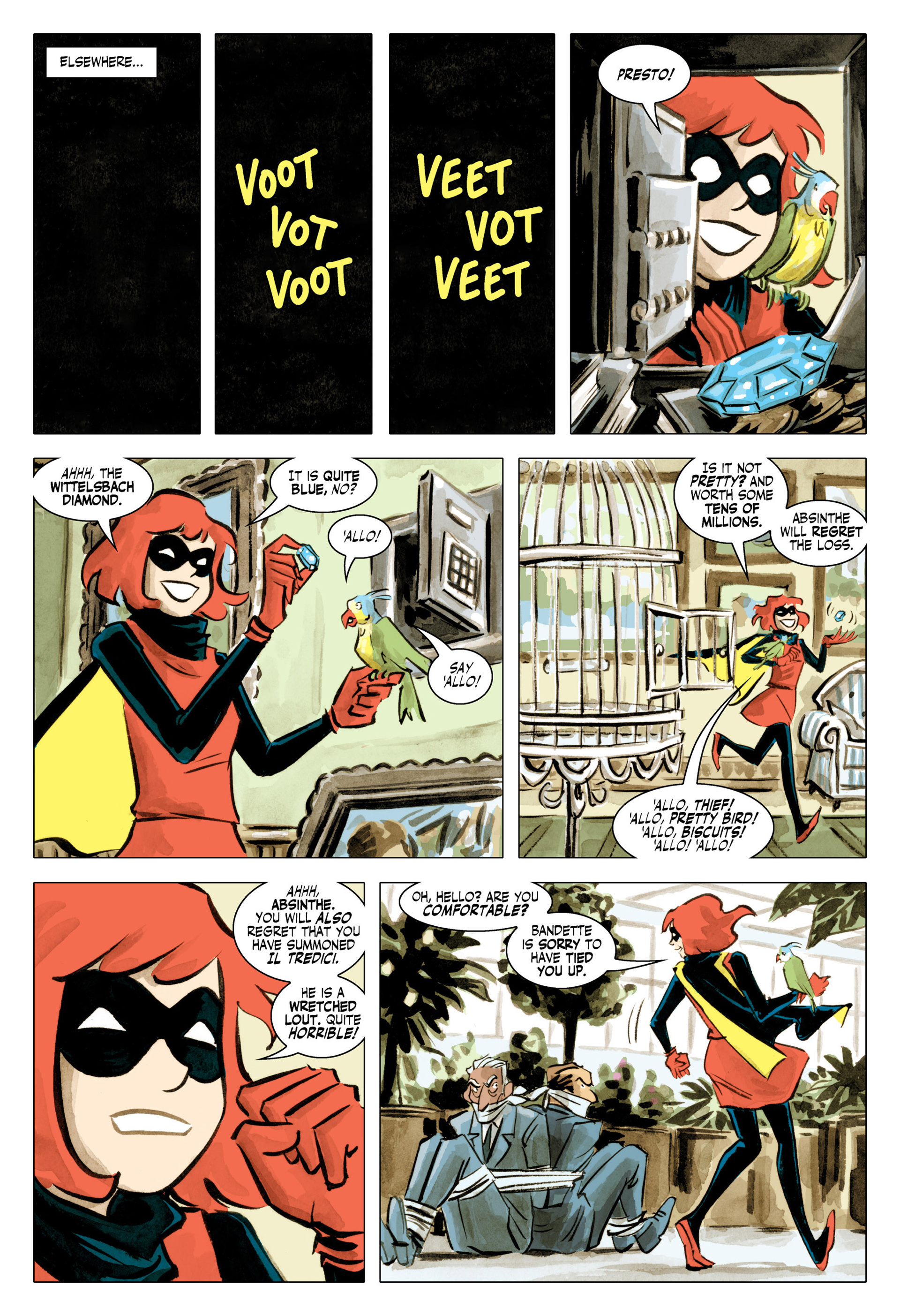 Read online Bandette (2012) comic -  Issue #6 - 19