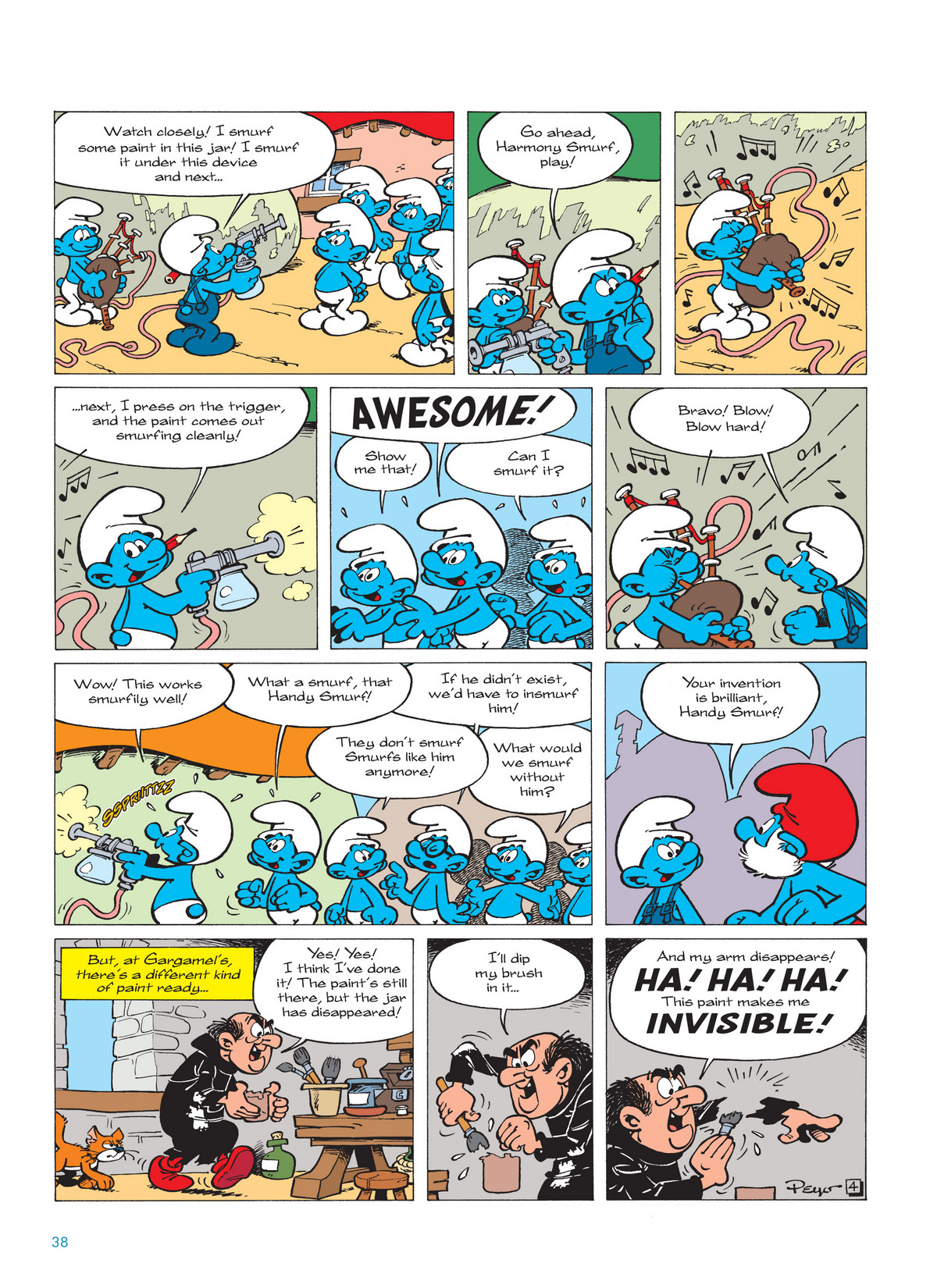 Read online The Smurfs comic -  Issue #12 - 38