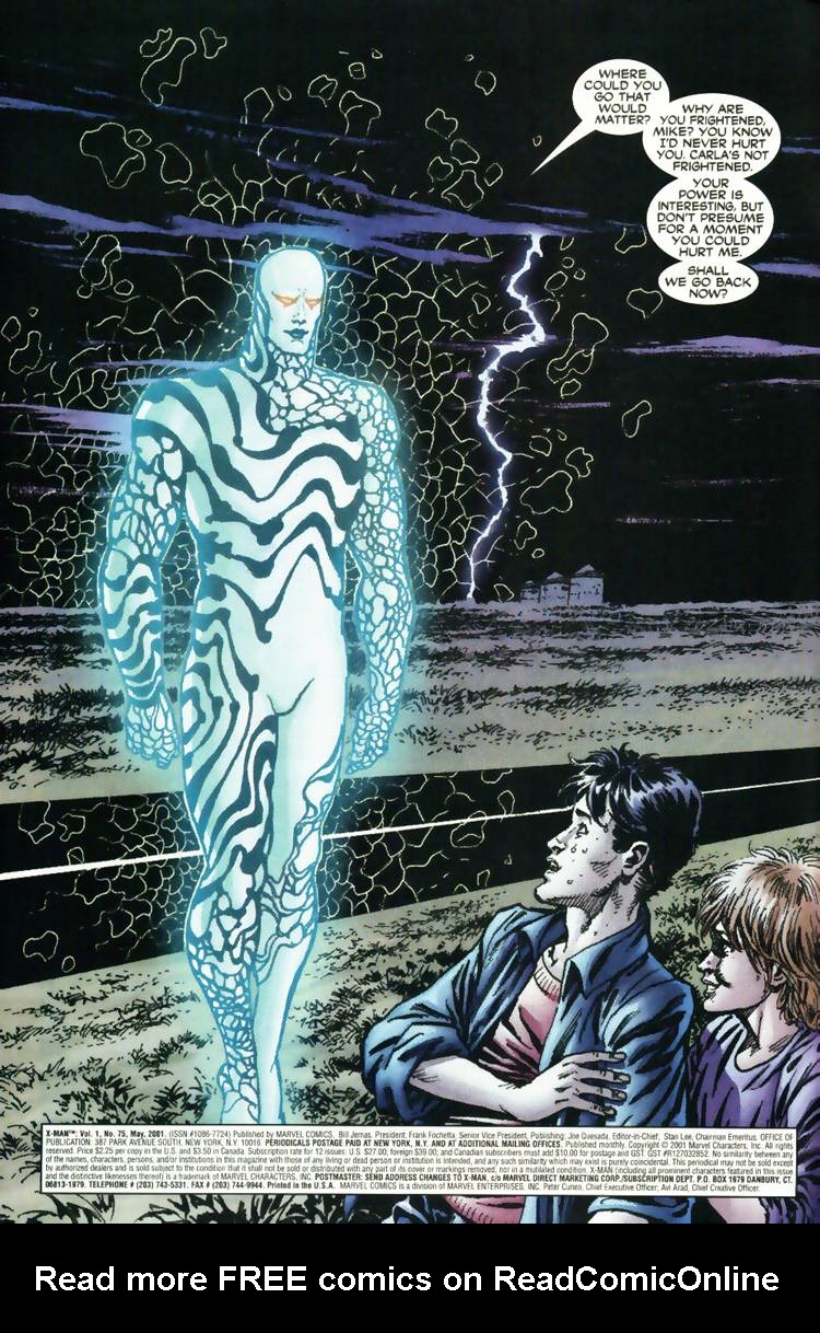 Read online X-Man comic -  Issue #75 - 3