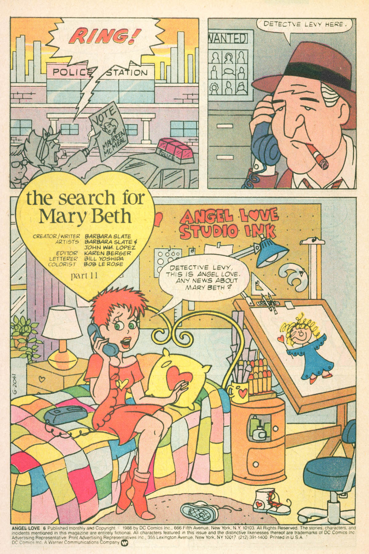 Read online Angel Love comic -  Issue #6 - 2