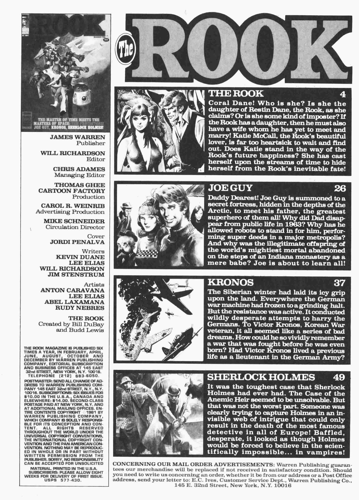 Read online The Rook Magazine comic -  Issue #10 - 3