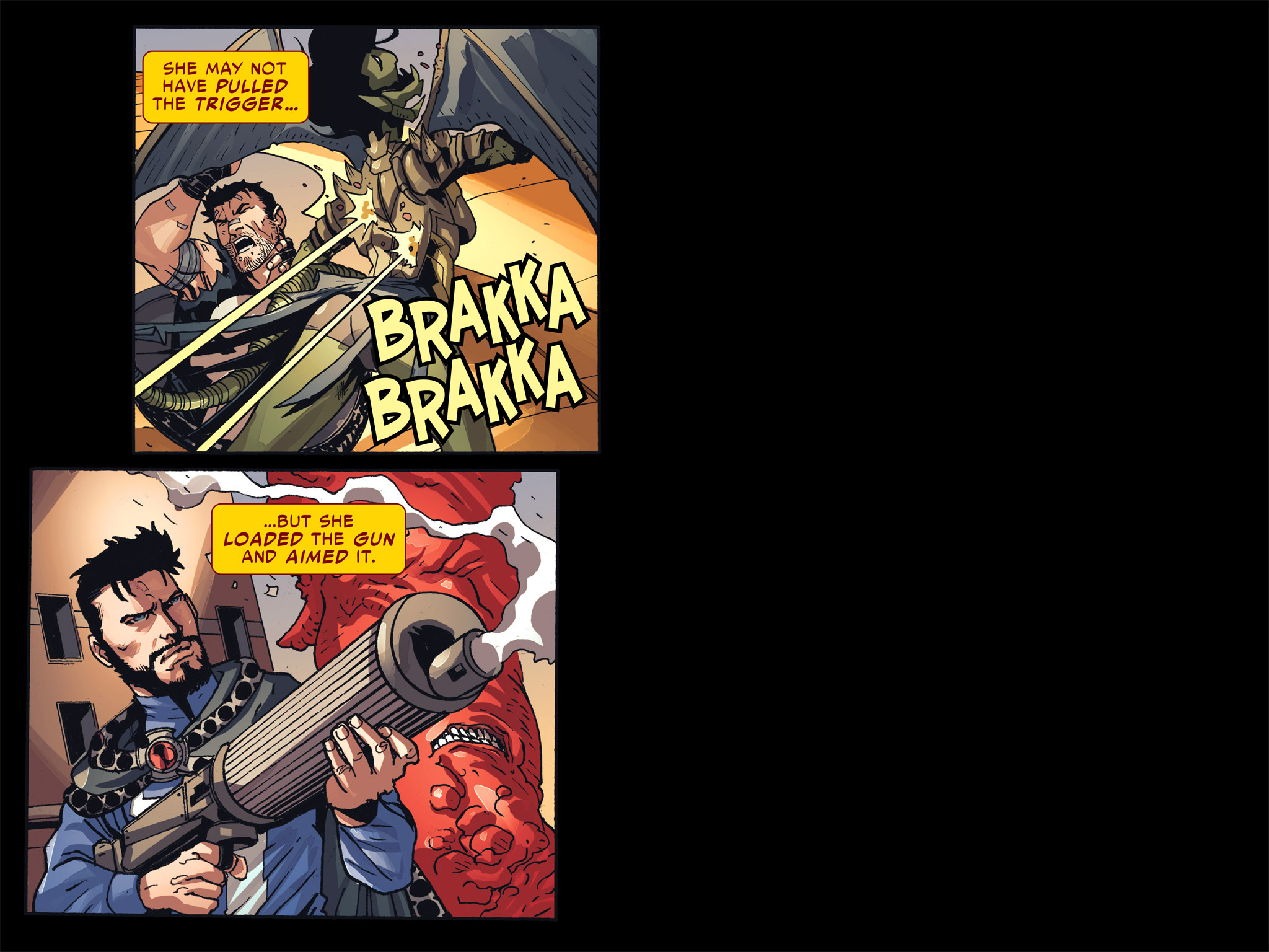 Read online Doctor Strange/Punisher: Magic Bullets Infinite Comic comic -  Issue #8 - 33