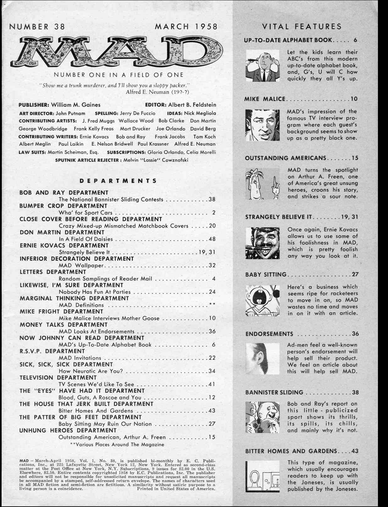 Read online MAD comic -  Issue #38 - 3