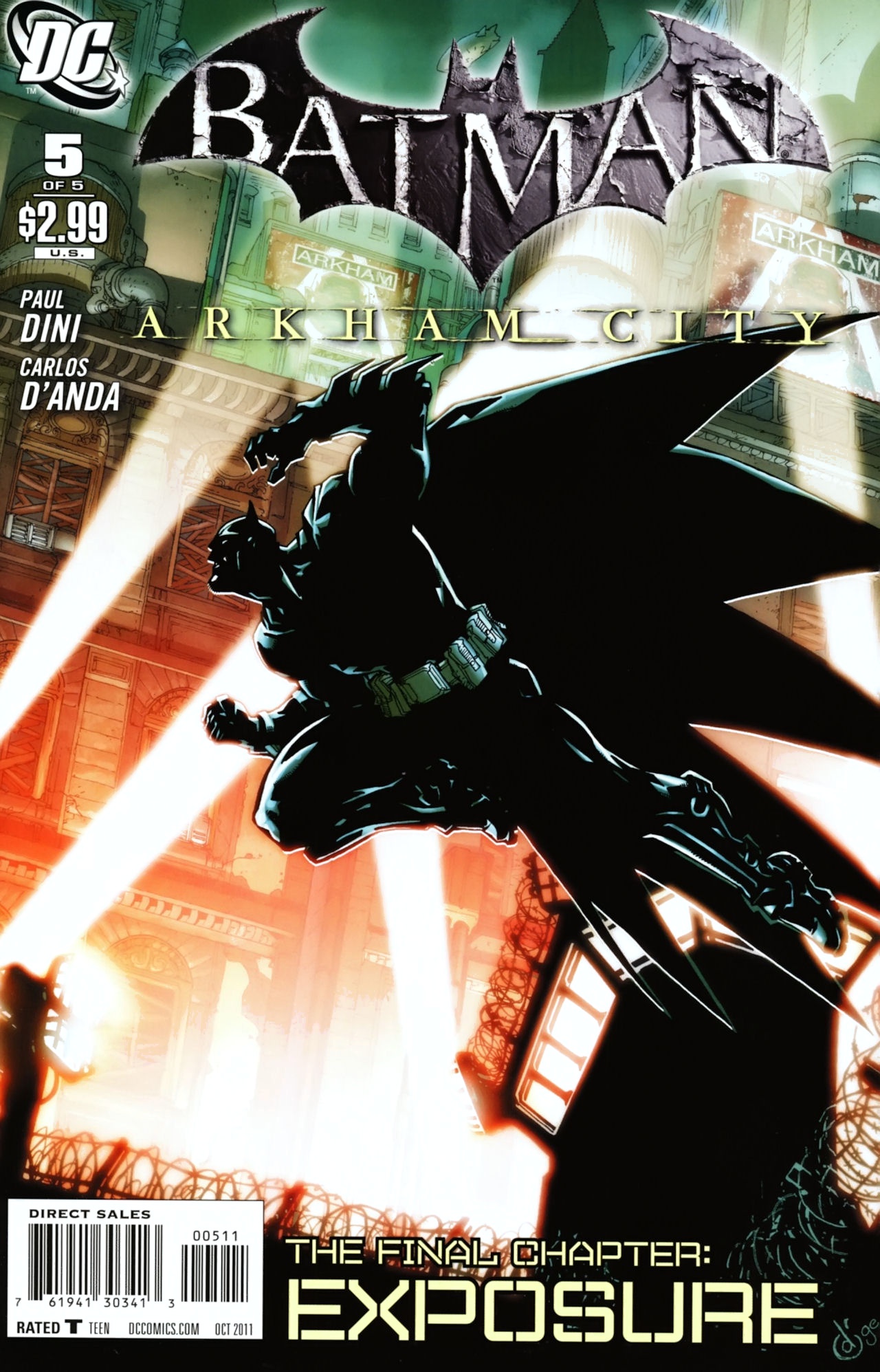 Read online Batman: Arkham City comic -  Issue #5 - 1