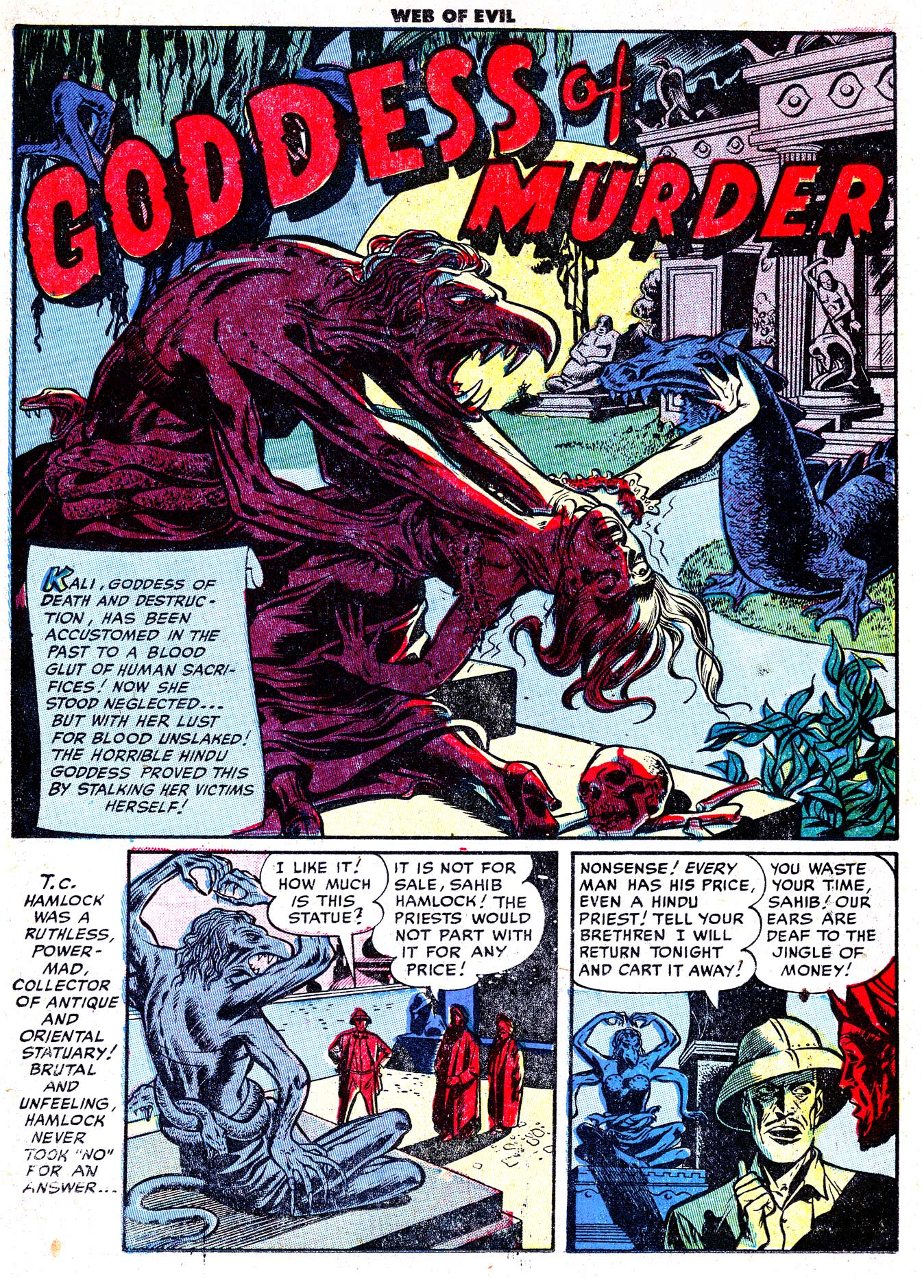 Read online Web of Evil comic -  Issue #3 - 18