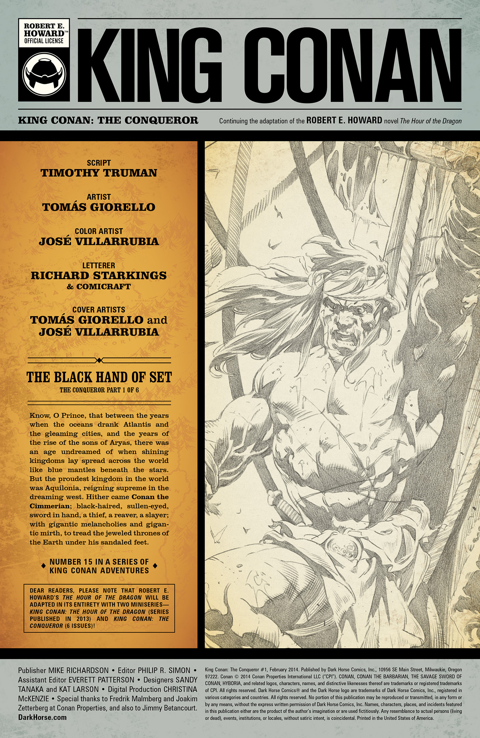 Read online King Conan: The Conqueror comic -  Issue #1 - 2