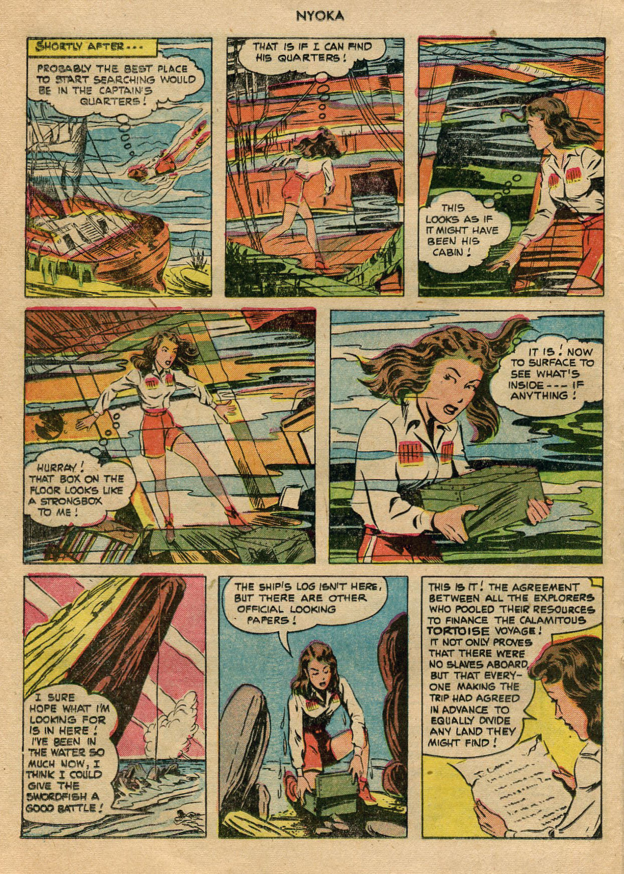 Read online Nyoka the Jungle Girl (1945) comic -  Issue #63 - 20
