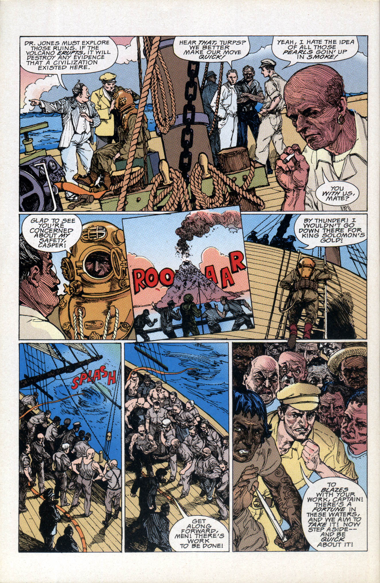 Read online Indiana Jones and the Shrine of the Sea Devil comic -  Issue # Full - 10