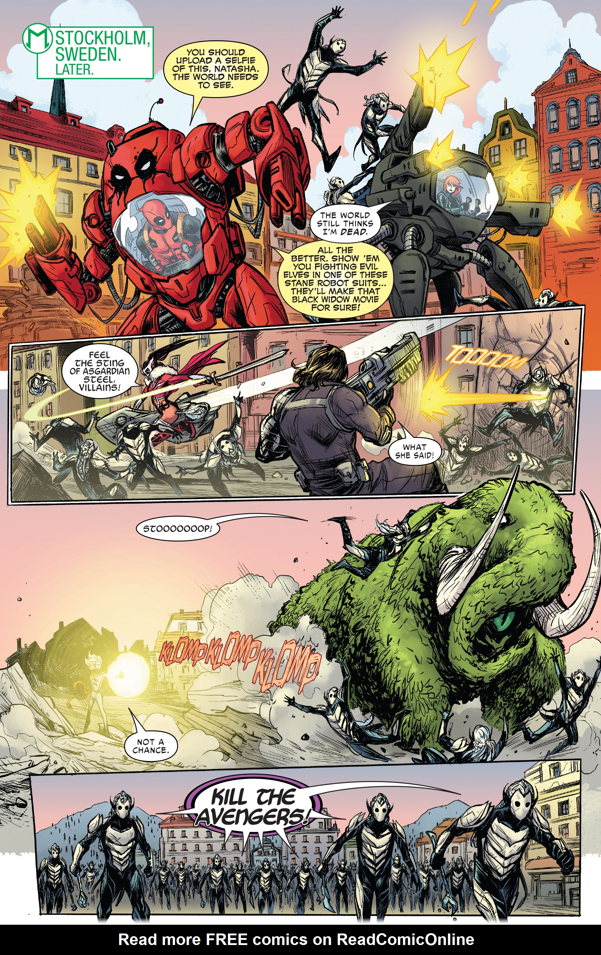 Read online War Of The Realms Strikeforce comic -  Issue # The War Avengers - 18