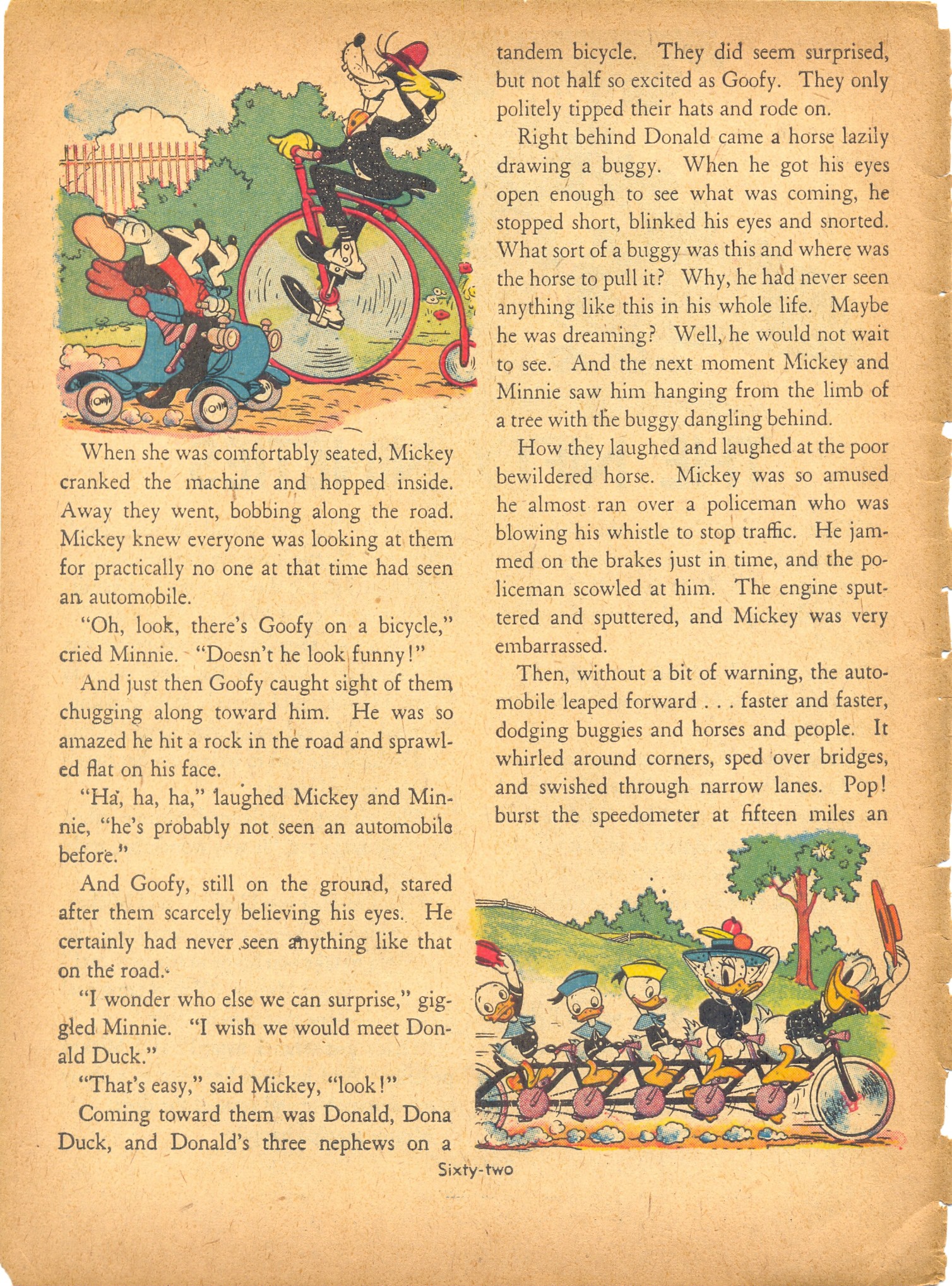 Read online Walt Disney's Comics and Stories comic -  Issue #7 - 64