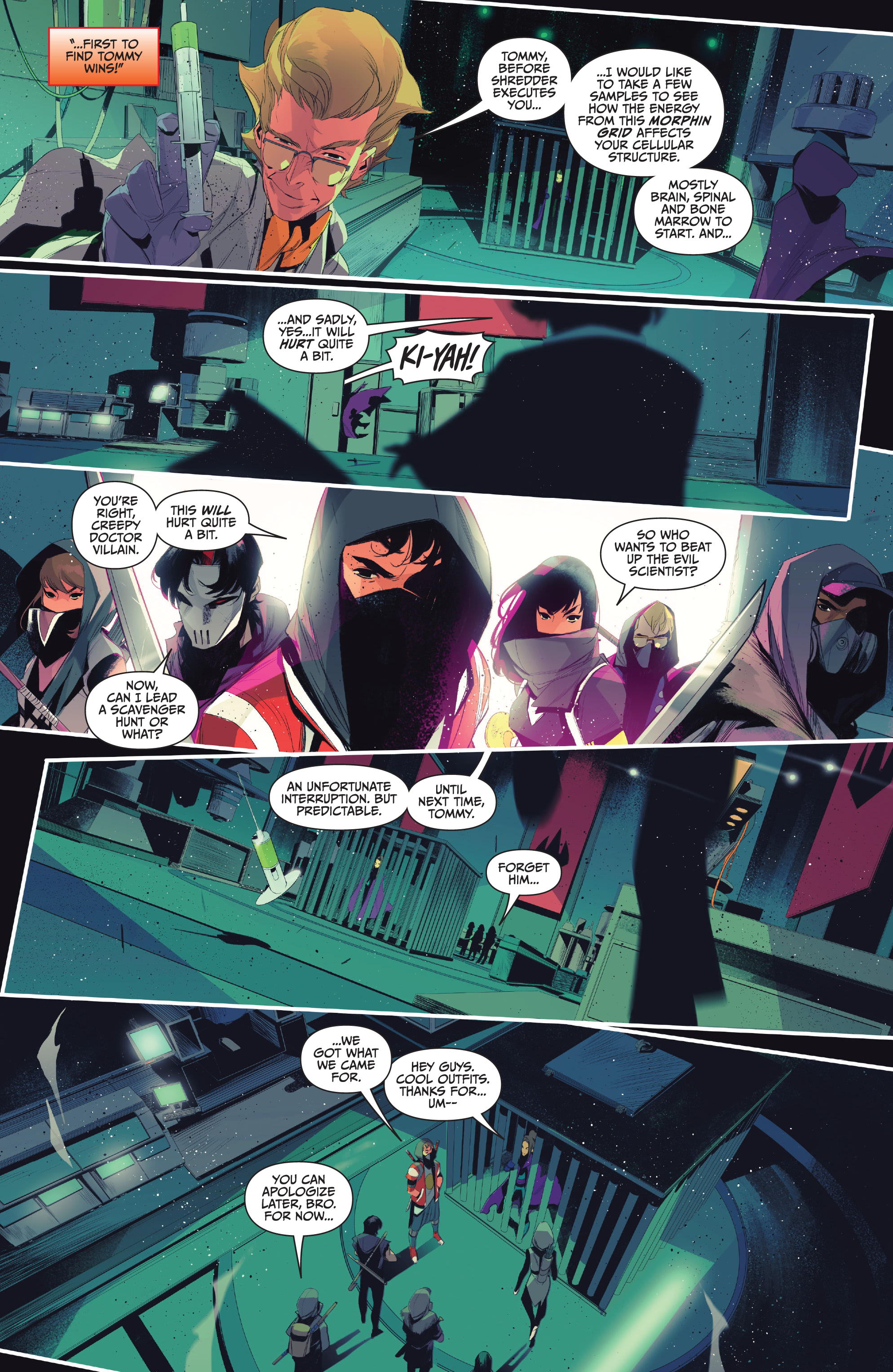 Read online Mighty Morphin Power Rangers: Teenage Mutant Ninja Turtles comic -  Issue #4 - 11