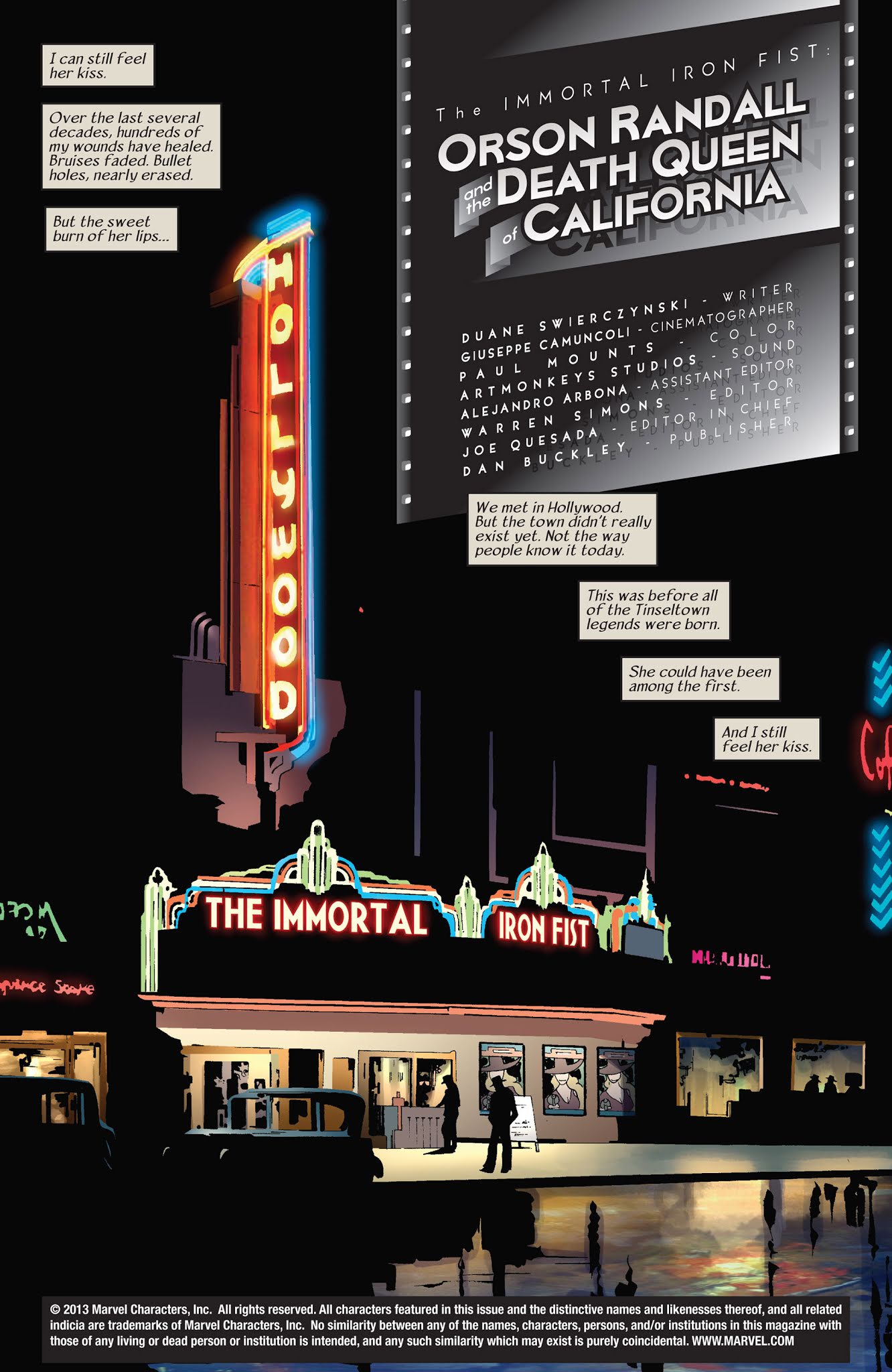 Read online The Immortal Iron Fist: Orson Randall and The Death Queen of California comic -  Issue # Full - 2