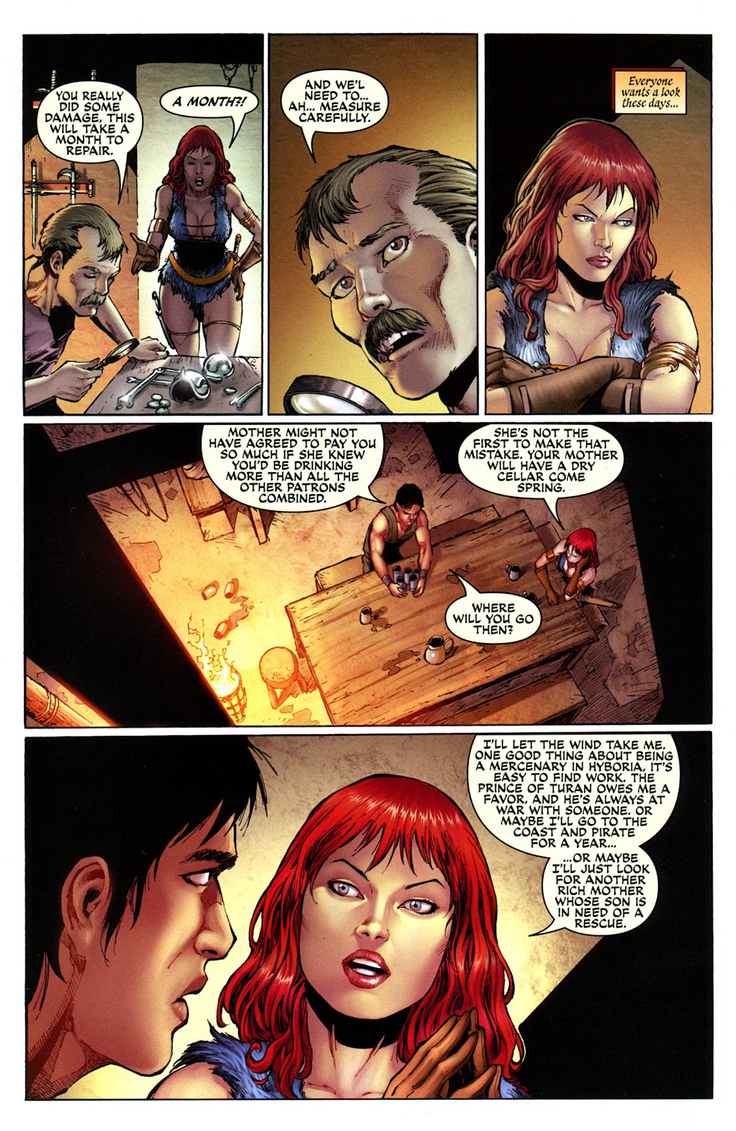 Red Sonja: Blue issue Full - Page 35