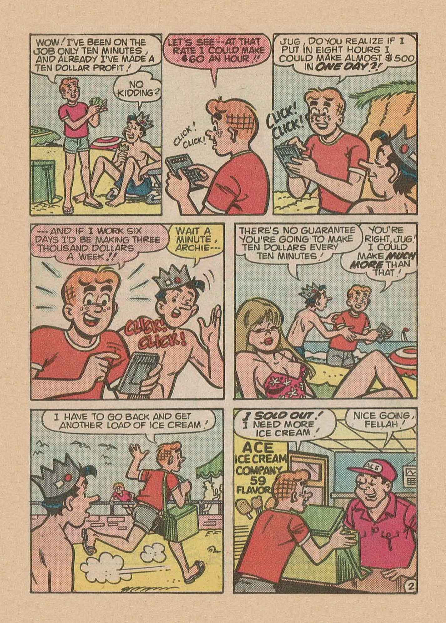 Read online Jughead Jones Comics Digest comic -  Issue #46 - 110