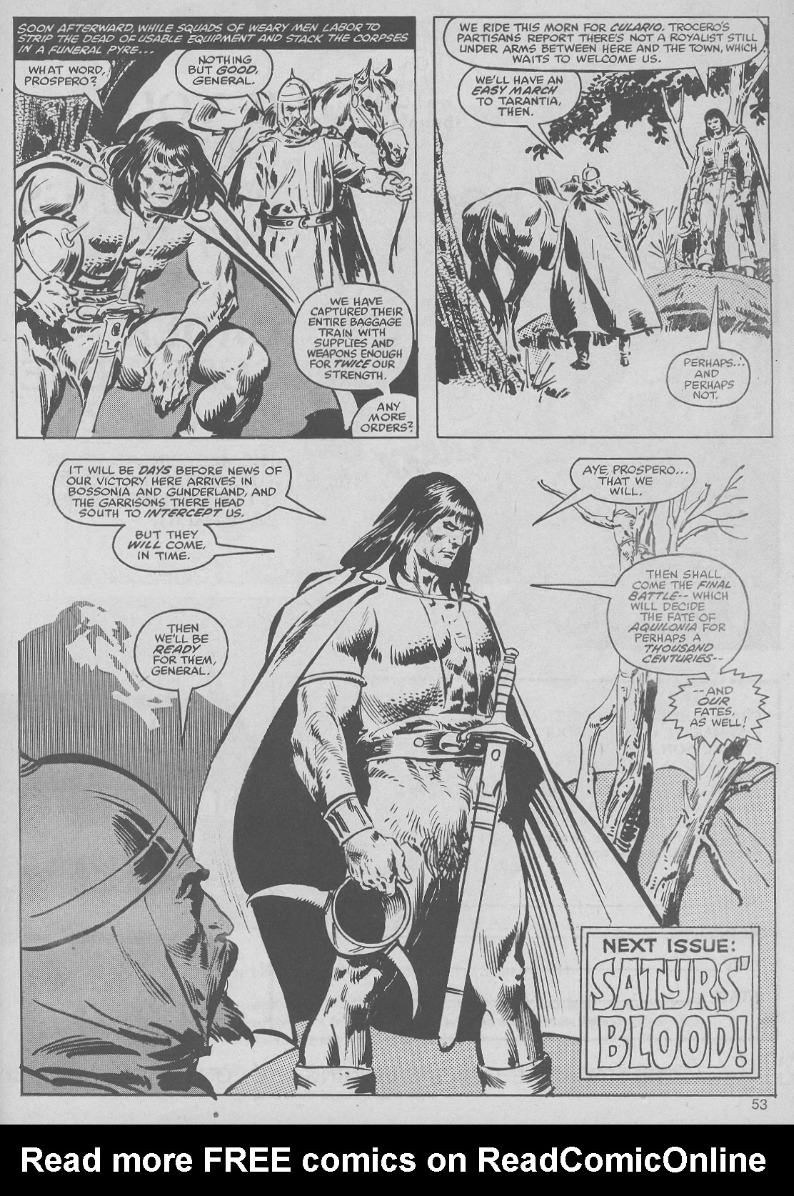 Read online The Savage Sword Of Conan comic -  Issue #50 - 53