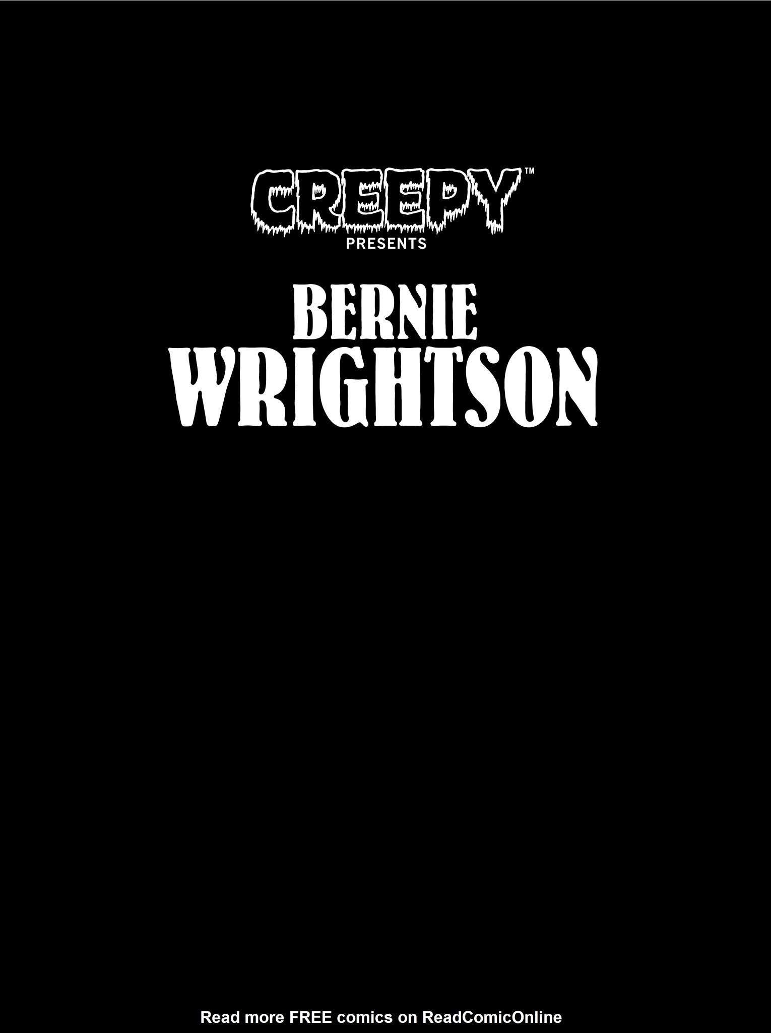 Read online Creepy Presents Bernie Wrightson comic -  Issue # TPB - 4