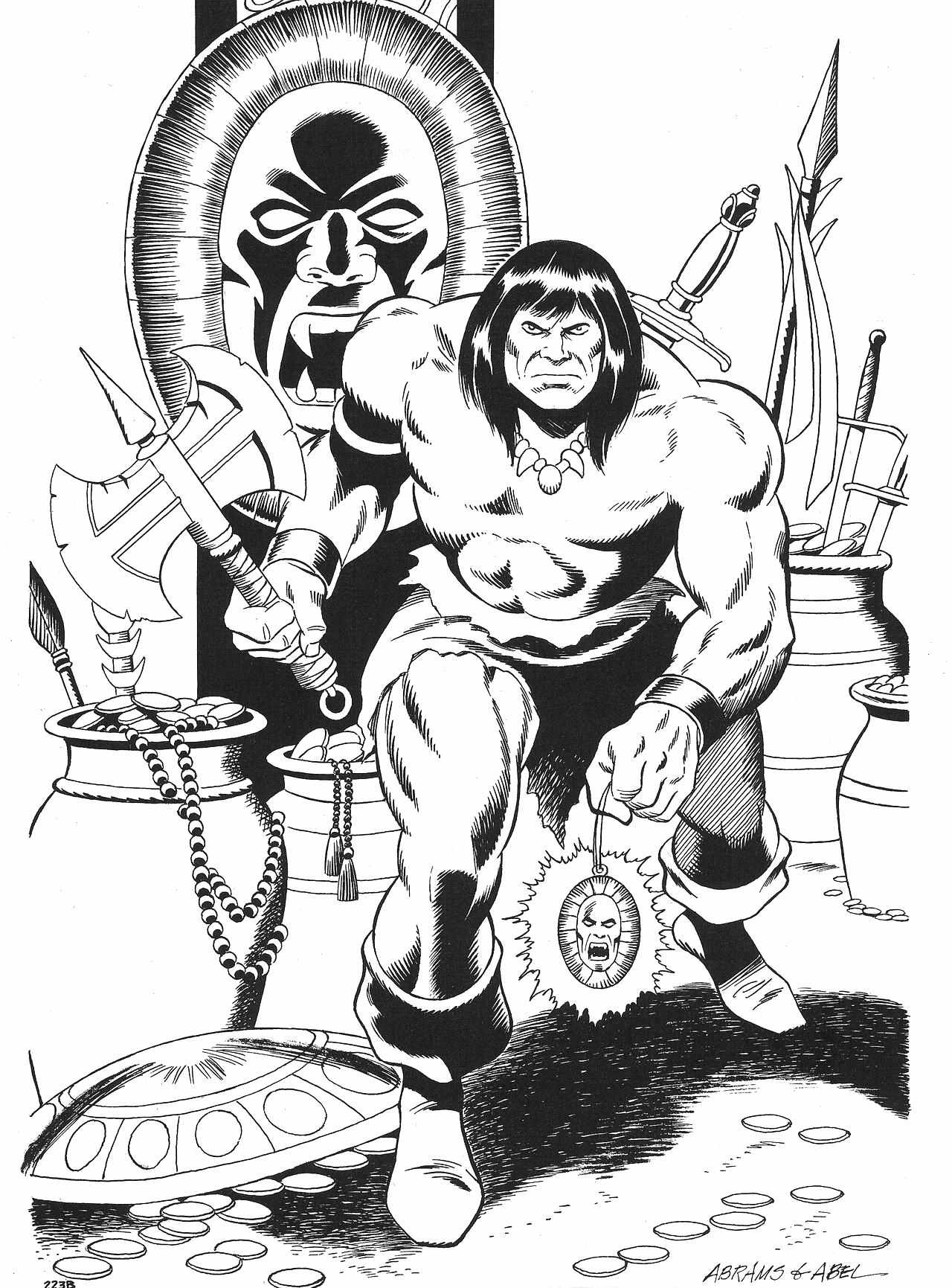 Read online The Savage Sword Of Conan comic -  Issue #213 - 26