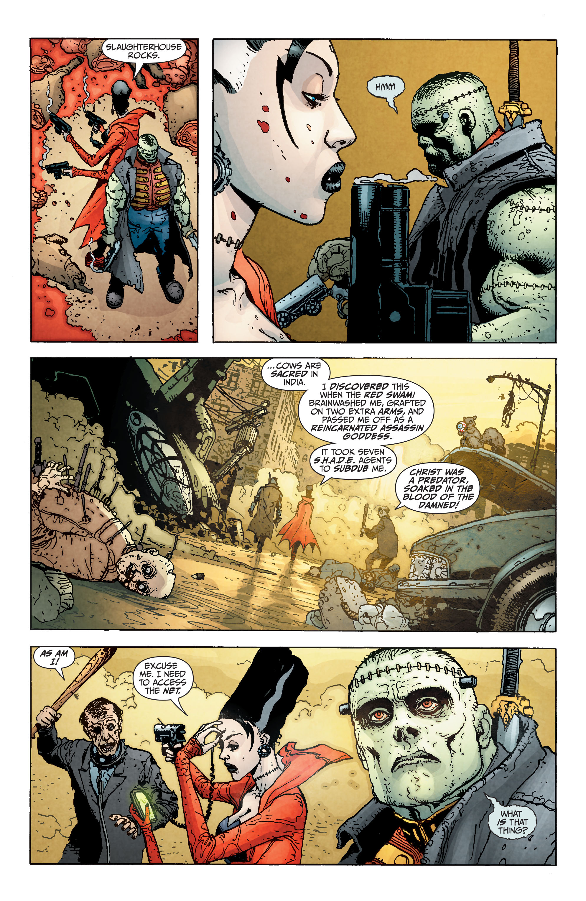 Read online Seven Soldiers: Frankenstein comic -  Issue #3 - 15