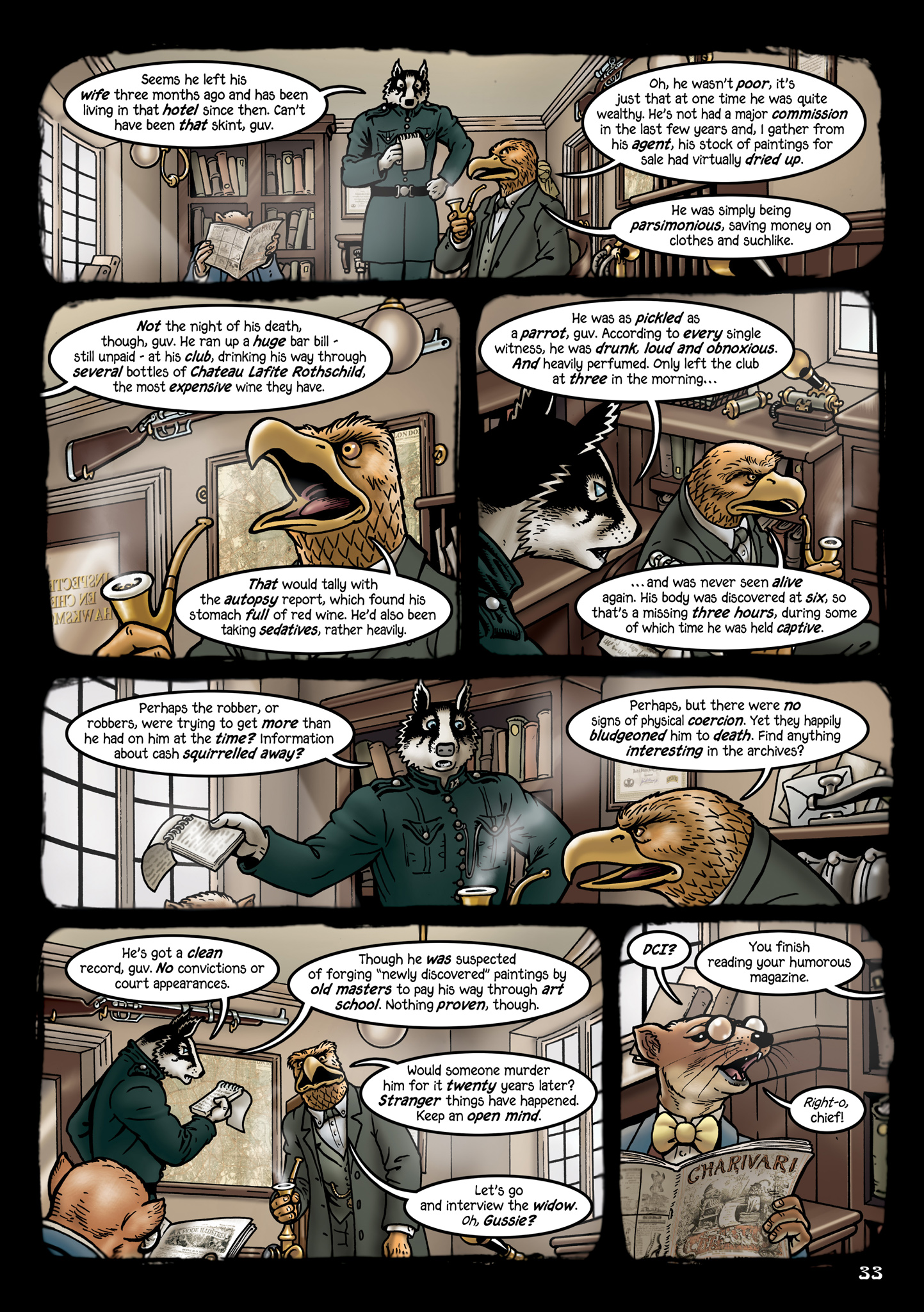 Read online Grandville Force Majeur comic -  Issue # TPB (Part 1) - 35