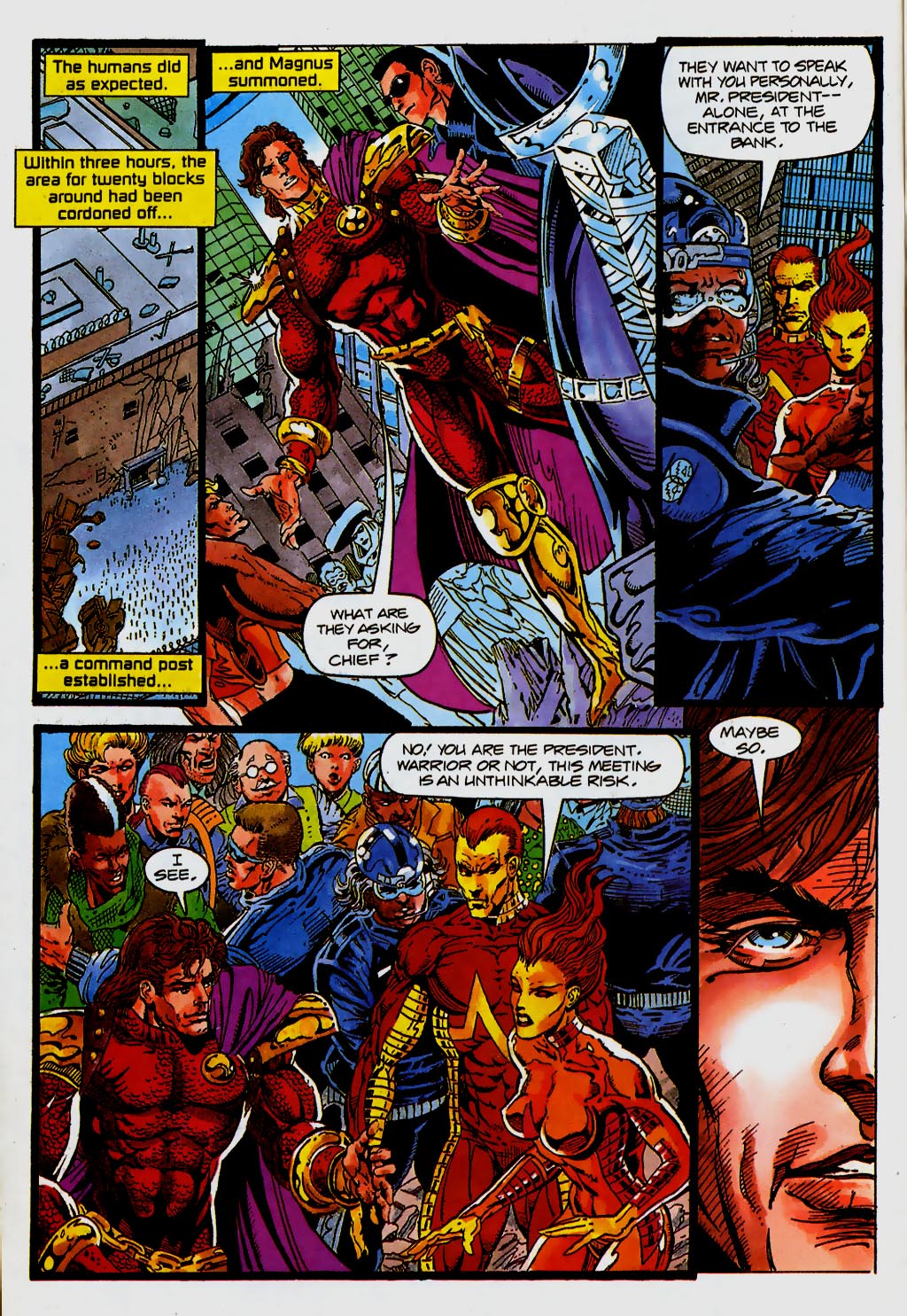 Read online Magnus Robot Fighter (1991) comic -  Issue #47 - 14