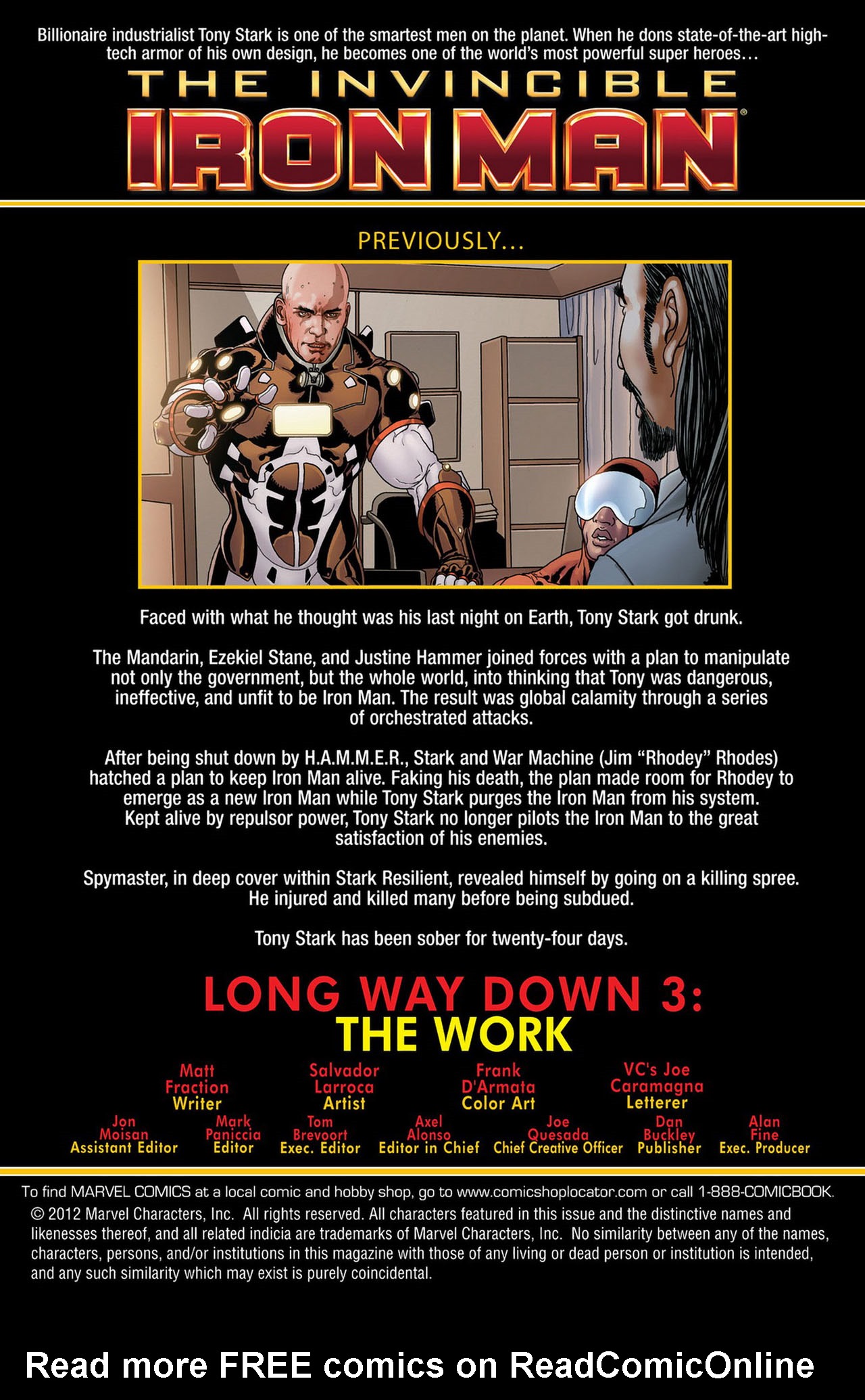 Read online The Invincible Iron Man (2008) comic -  Issue #519 - 2