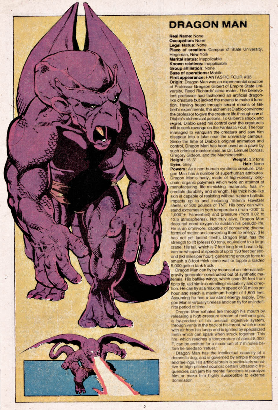 The Official Handbook of the Marvel Universe issue 4 - Page 3