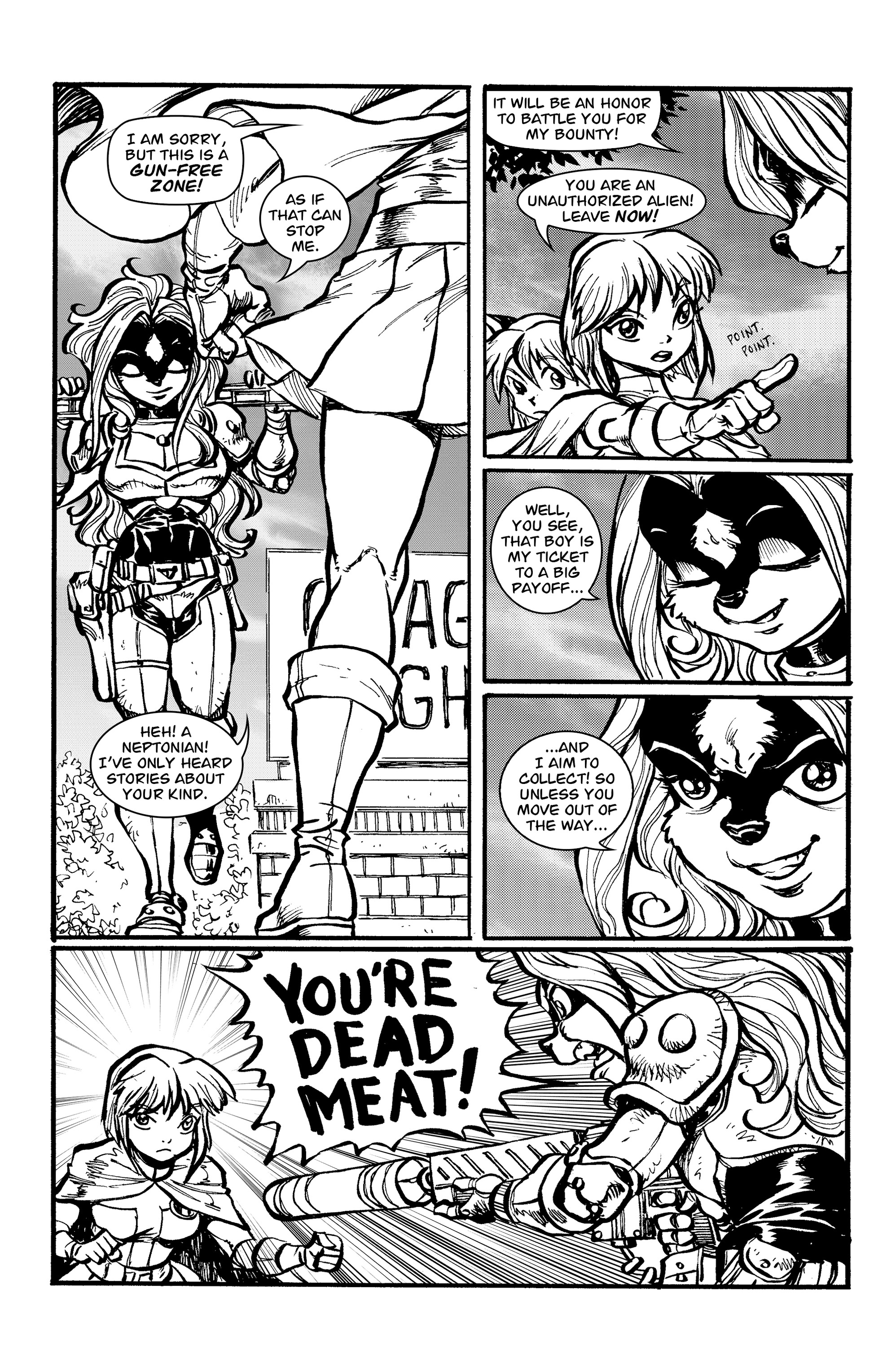 Read online Ninjas vs. Aliens comic -  Issue #2 - 24