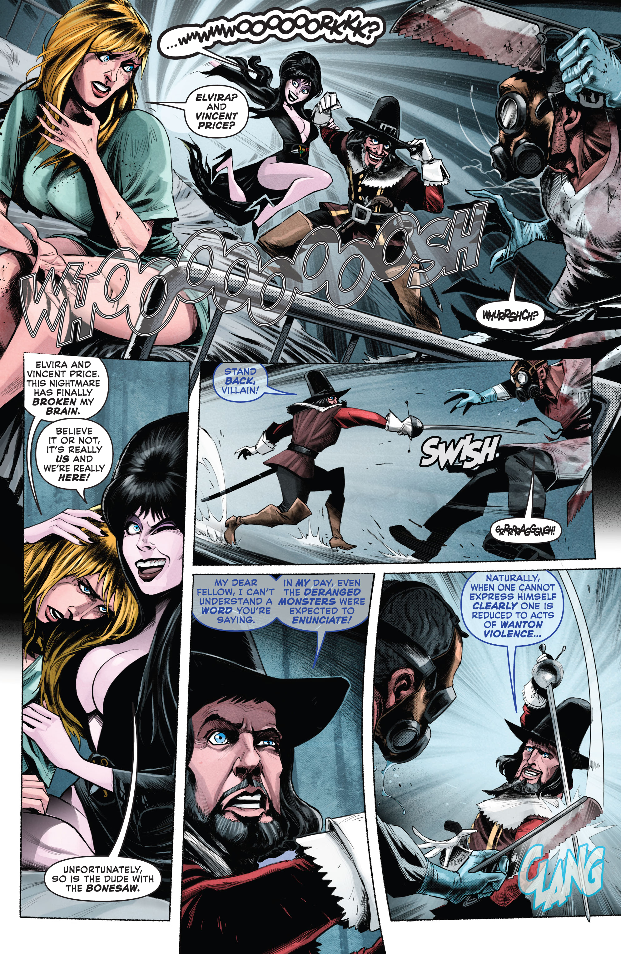 Read online Elvira Meets Vincent Price comic -  Issue #5 - 13