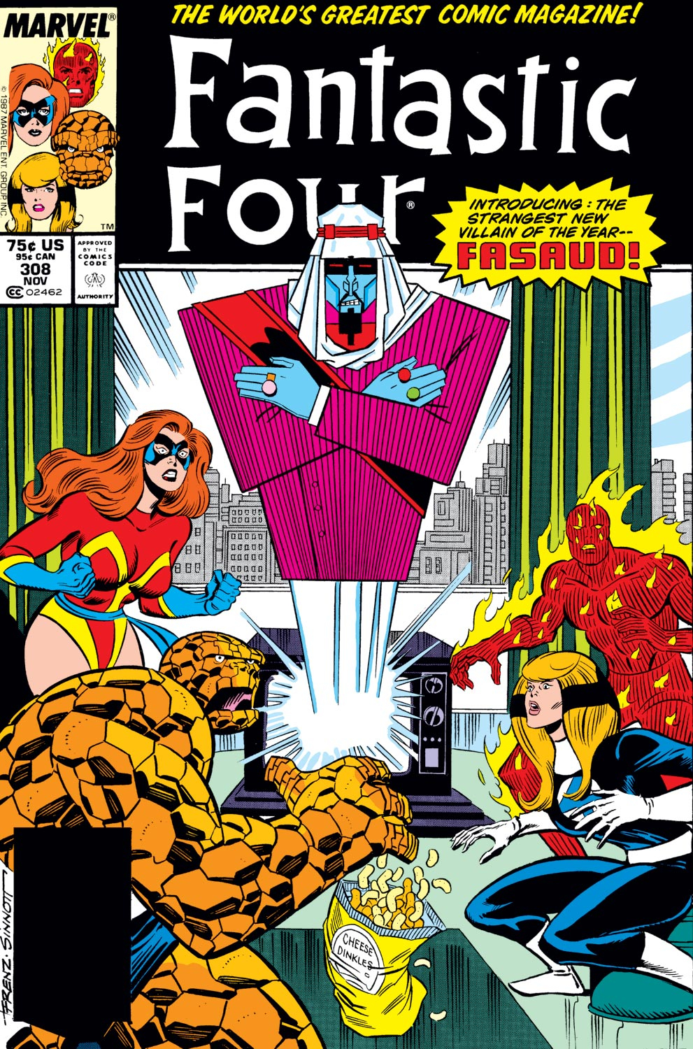 Read online Fantastic Four (1961) comic -  Issue #308 - 1