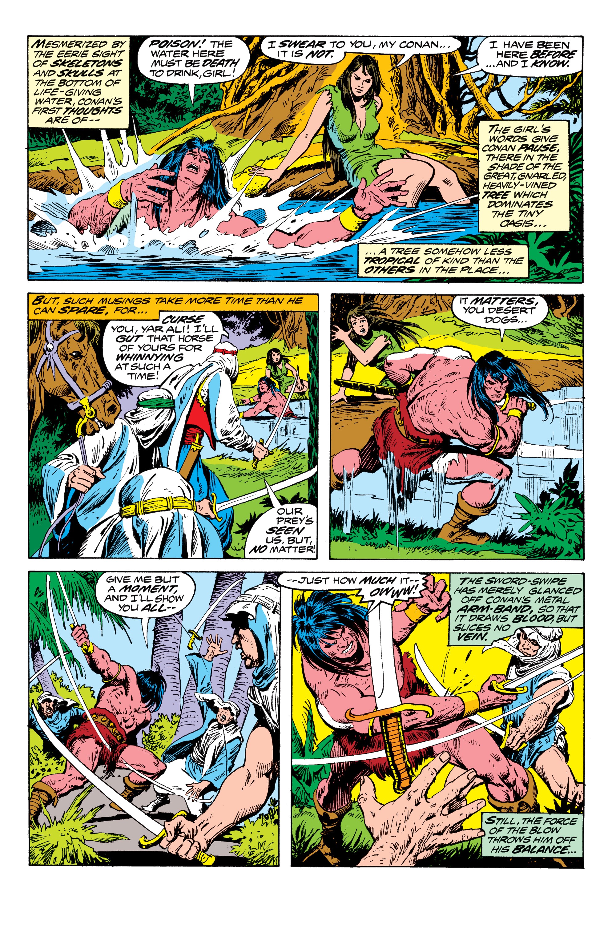 Read online Conan The Barbarian Epic Collection: The Original Marvel Years - The Curse Of The Golden Skull comic -  Issue # TPB (Part 3) - 92