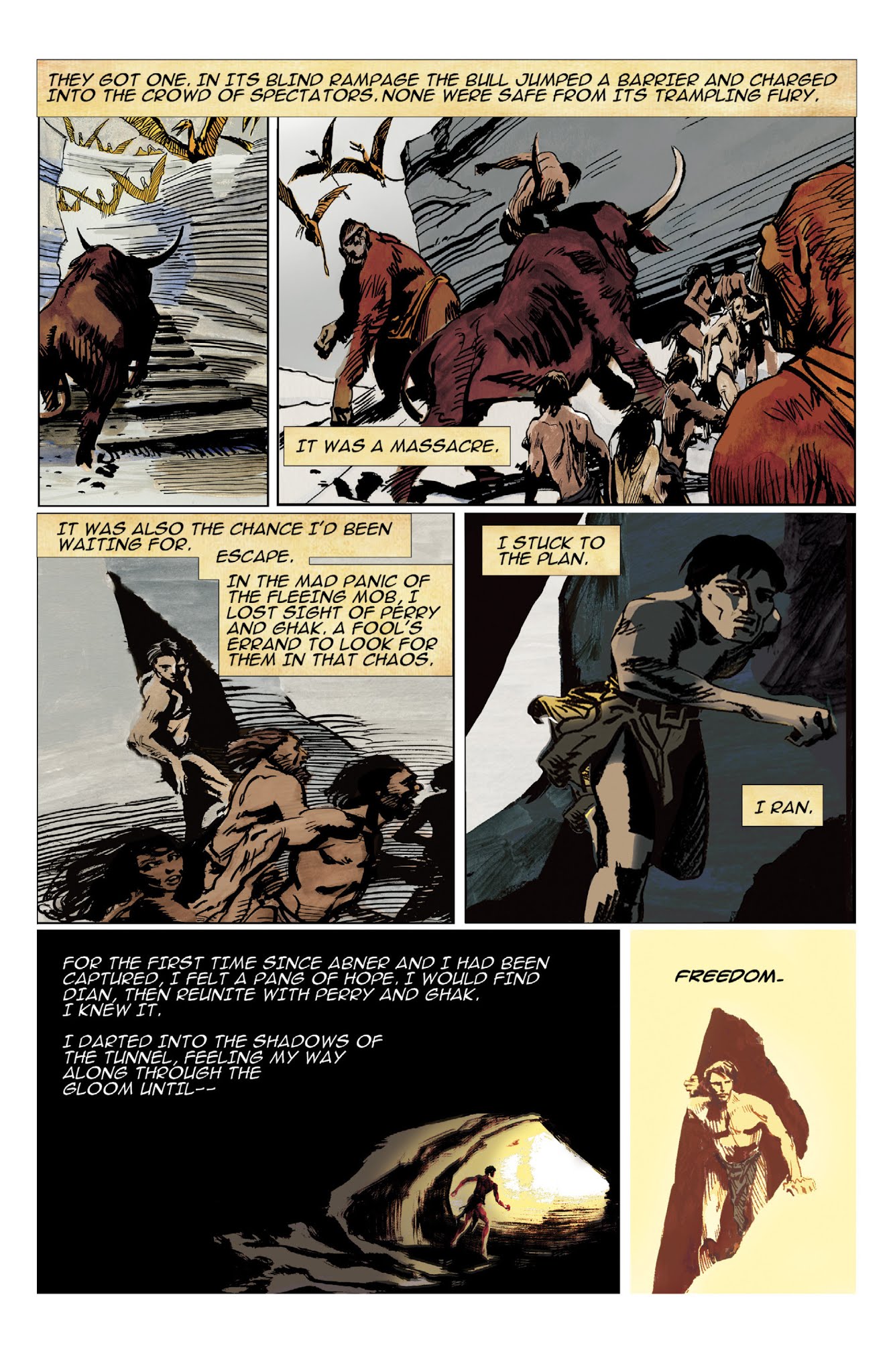 Read online Edgar Rice Burroughs' At the Earth's Core comic -  Issue # TPB - 45
