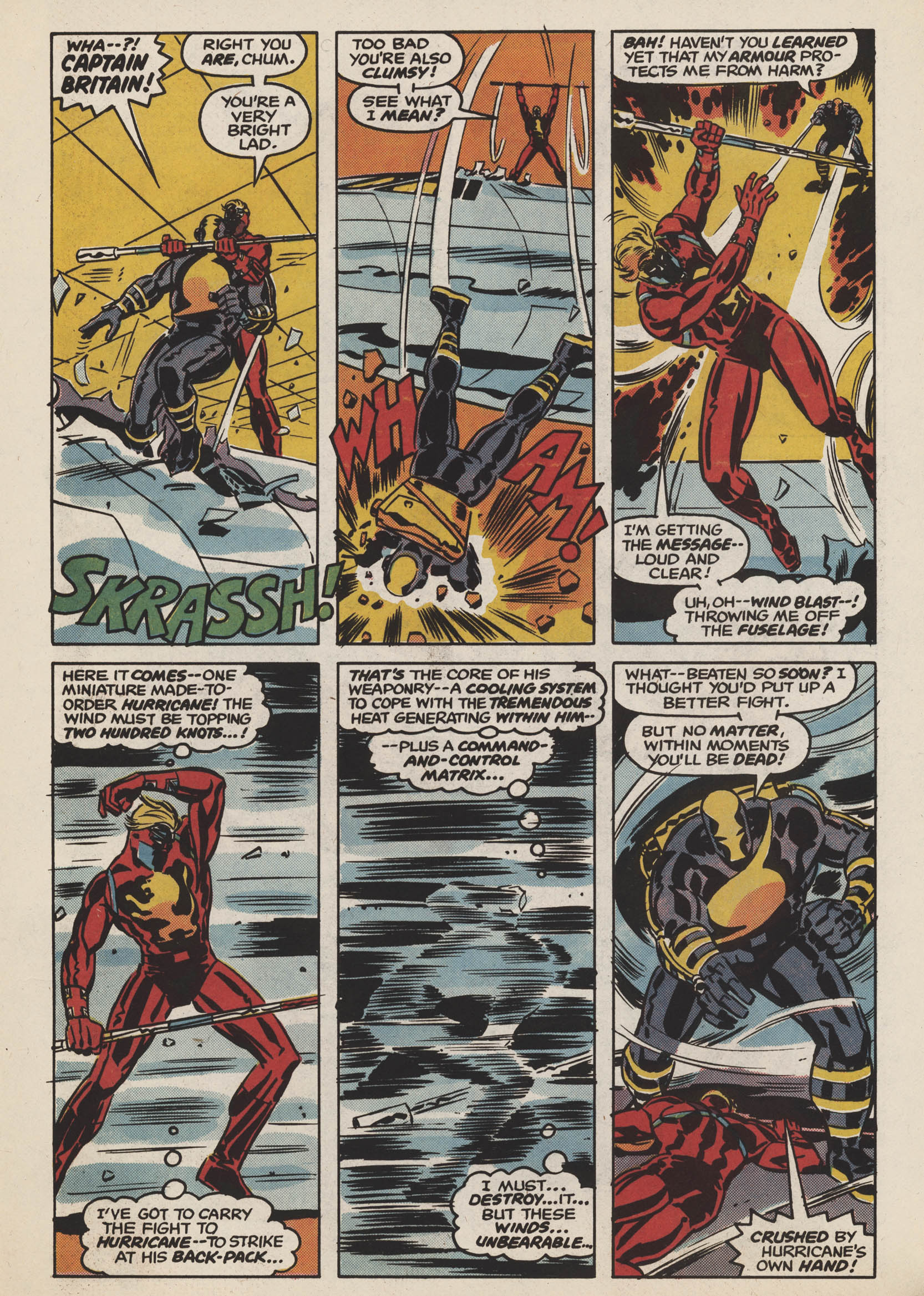 Read online Captain Britain (1976) comic -  Issue #7 - 7
