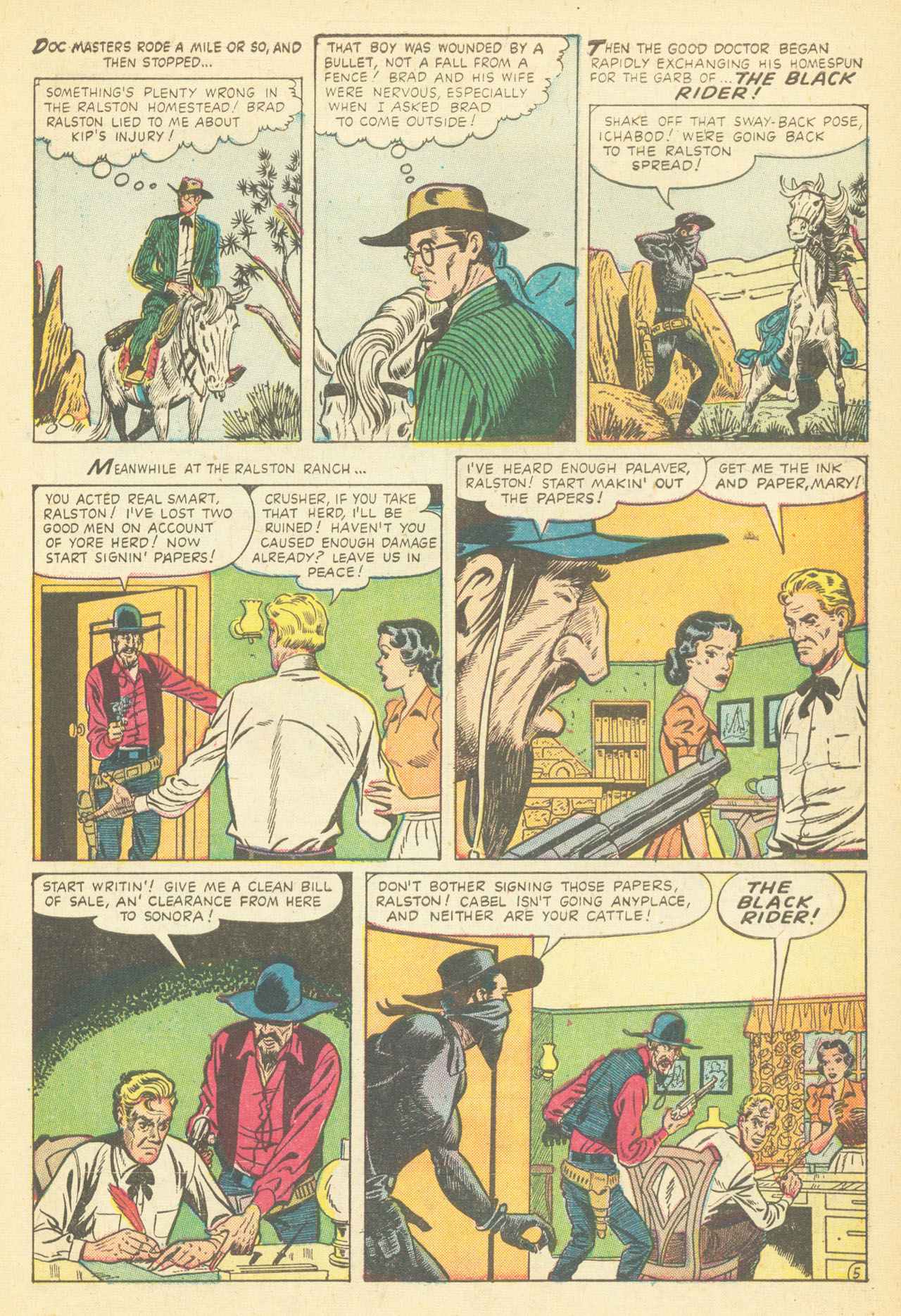 Read online Western Tales of Black Rider comic -  Issue #30 - 31