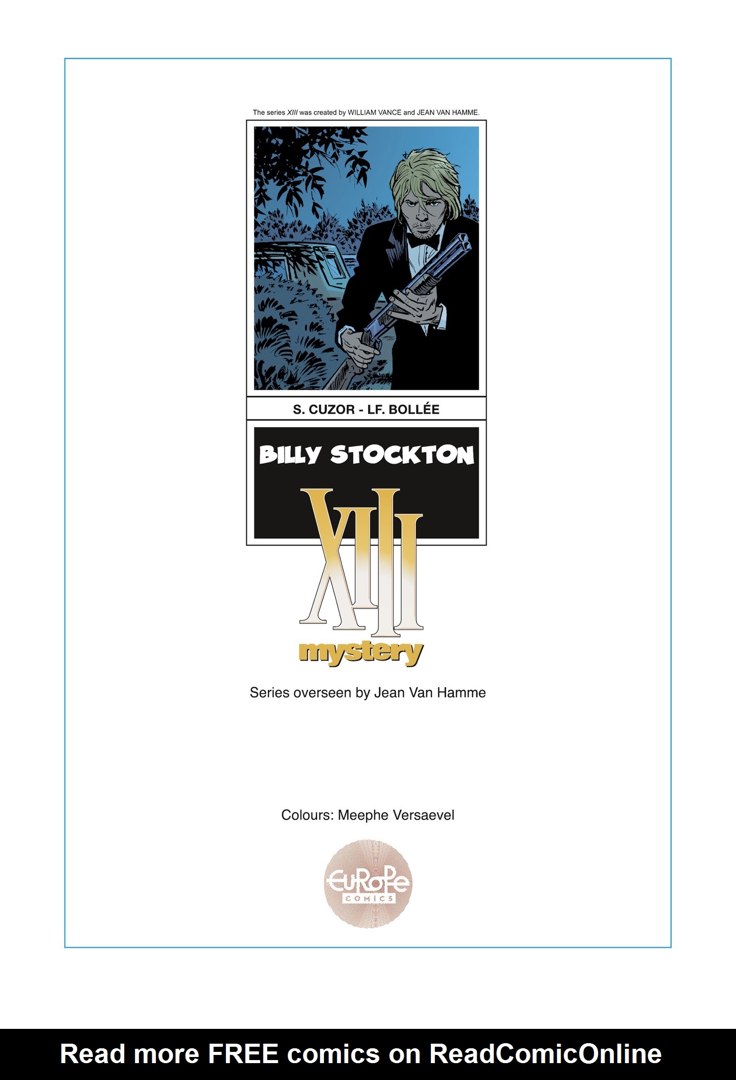 Read online XIII Mystery comic -  Issue #6 - 3