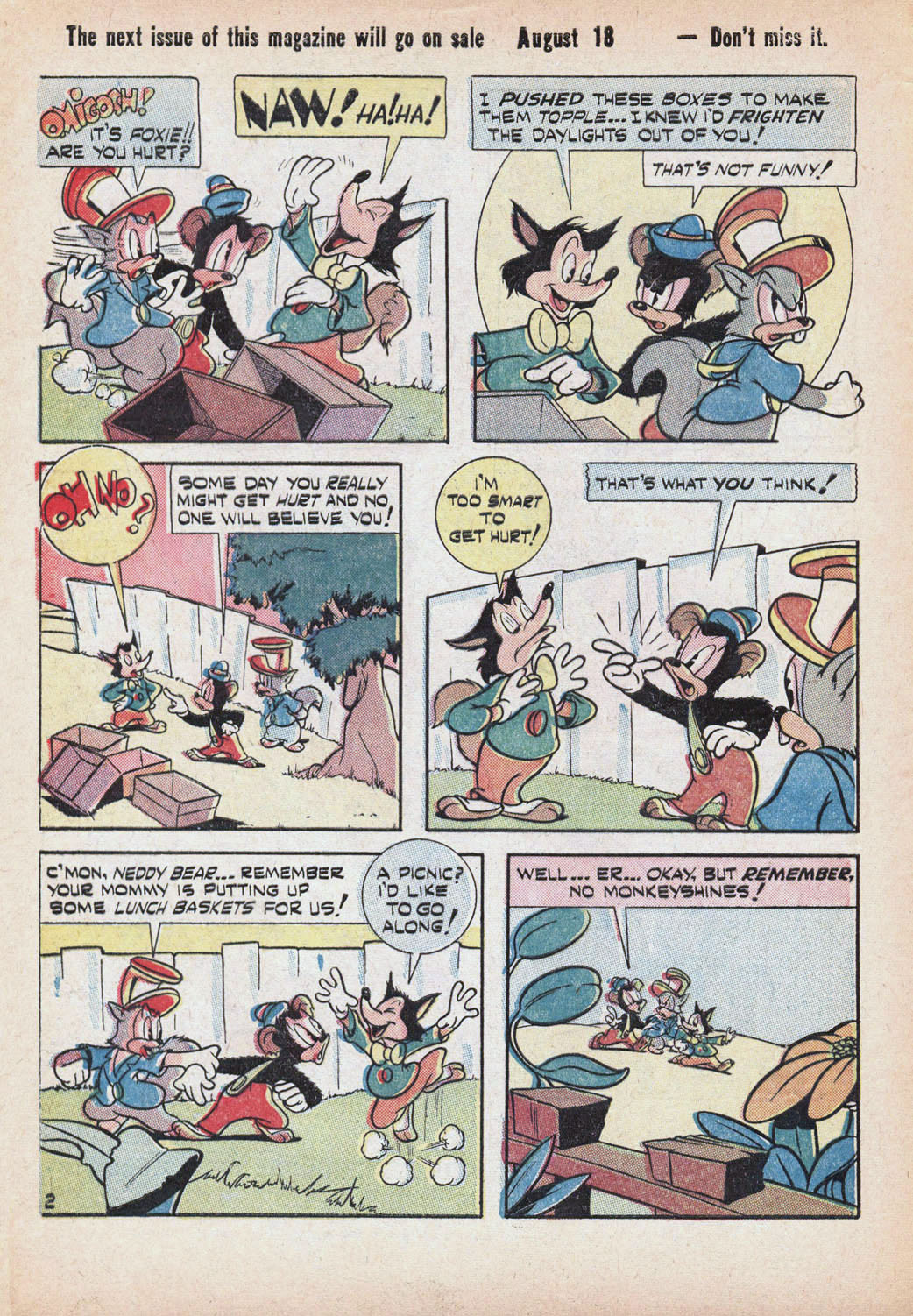 Read online Frisky Animals on Parade comic -  Issue #1 - 4