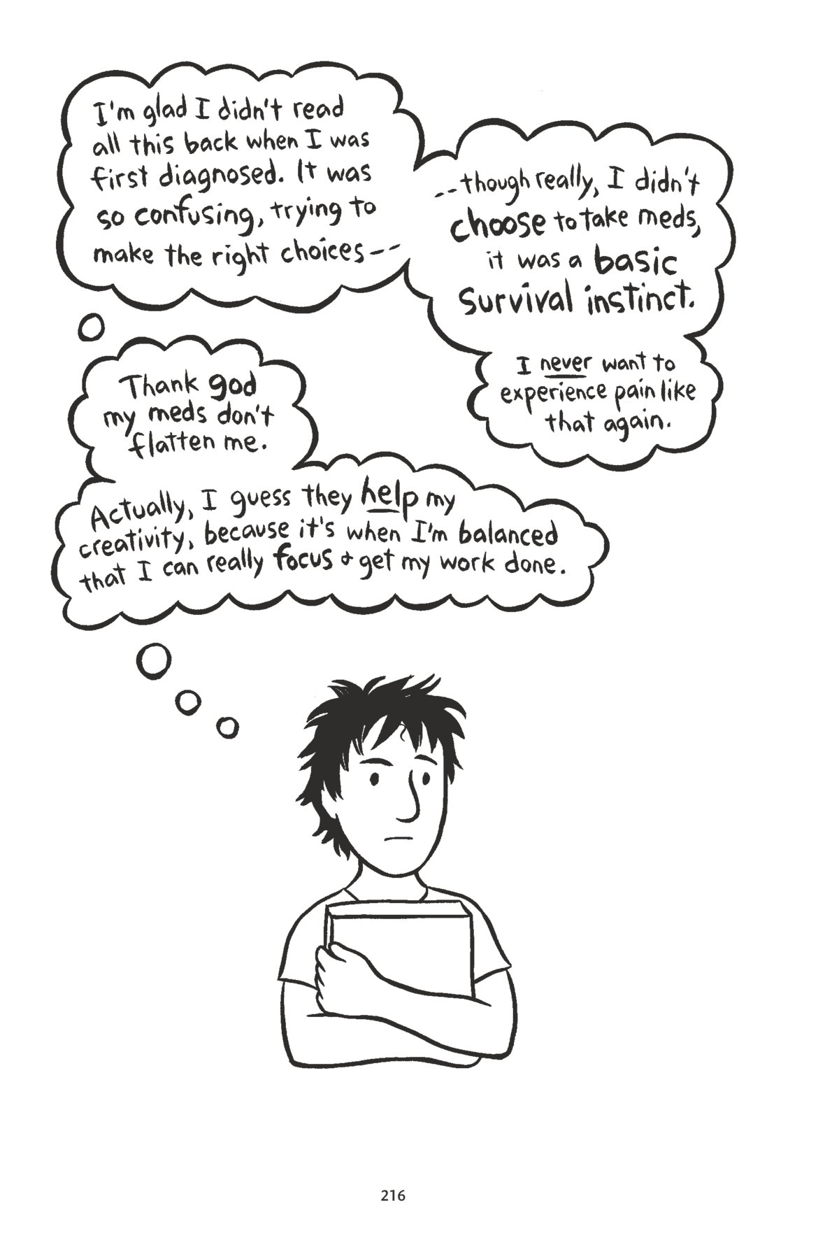 Read online Marbles: Mania, Depression, Michelangelo, and Me: A Graphic Memoir comic -  Issue # TPB - 206
