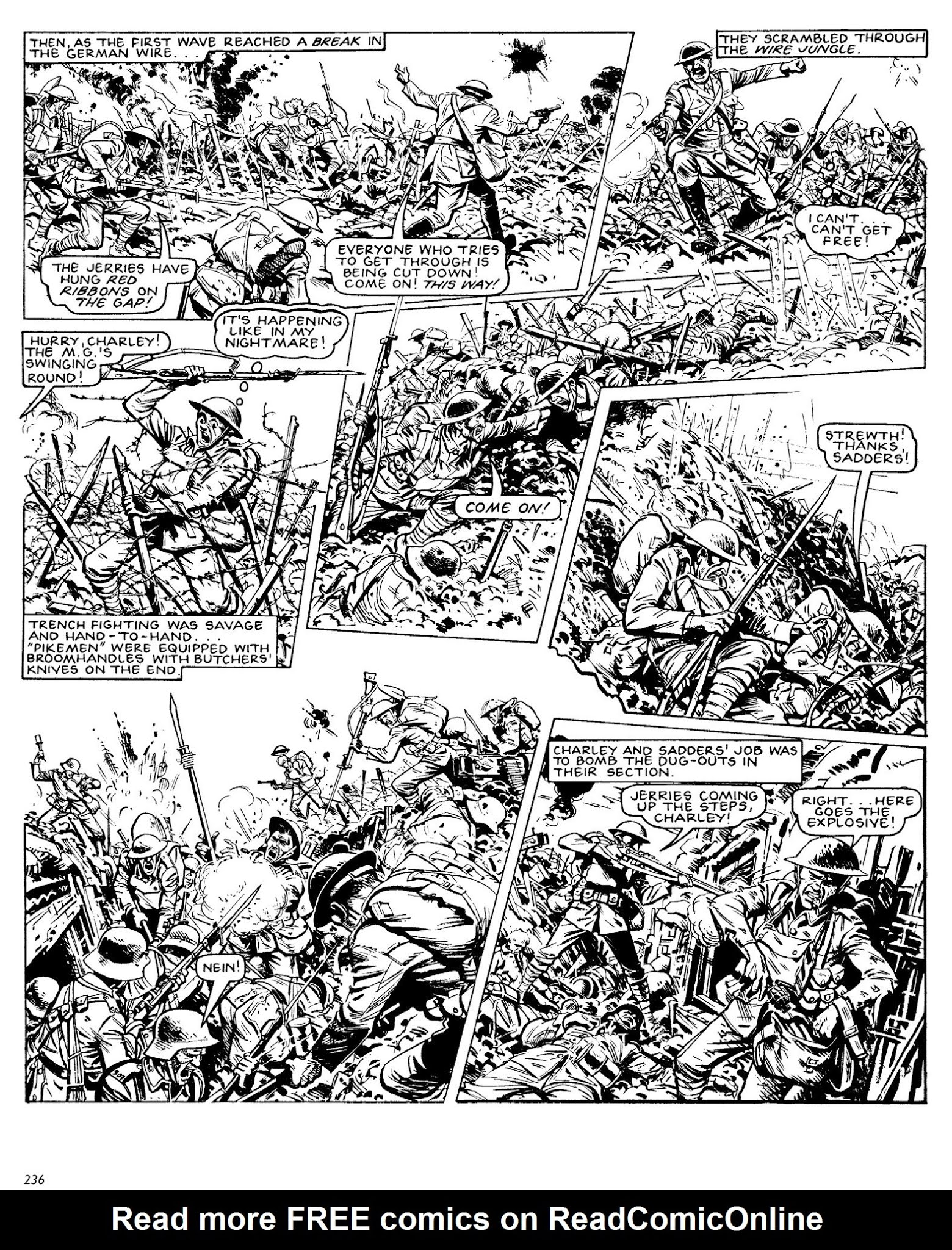 Read online Charley's War: The Definitive Collection comic -  Issue # TPB 2 - 236