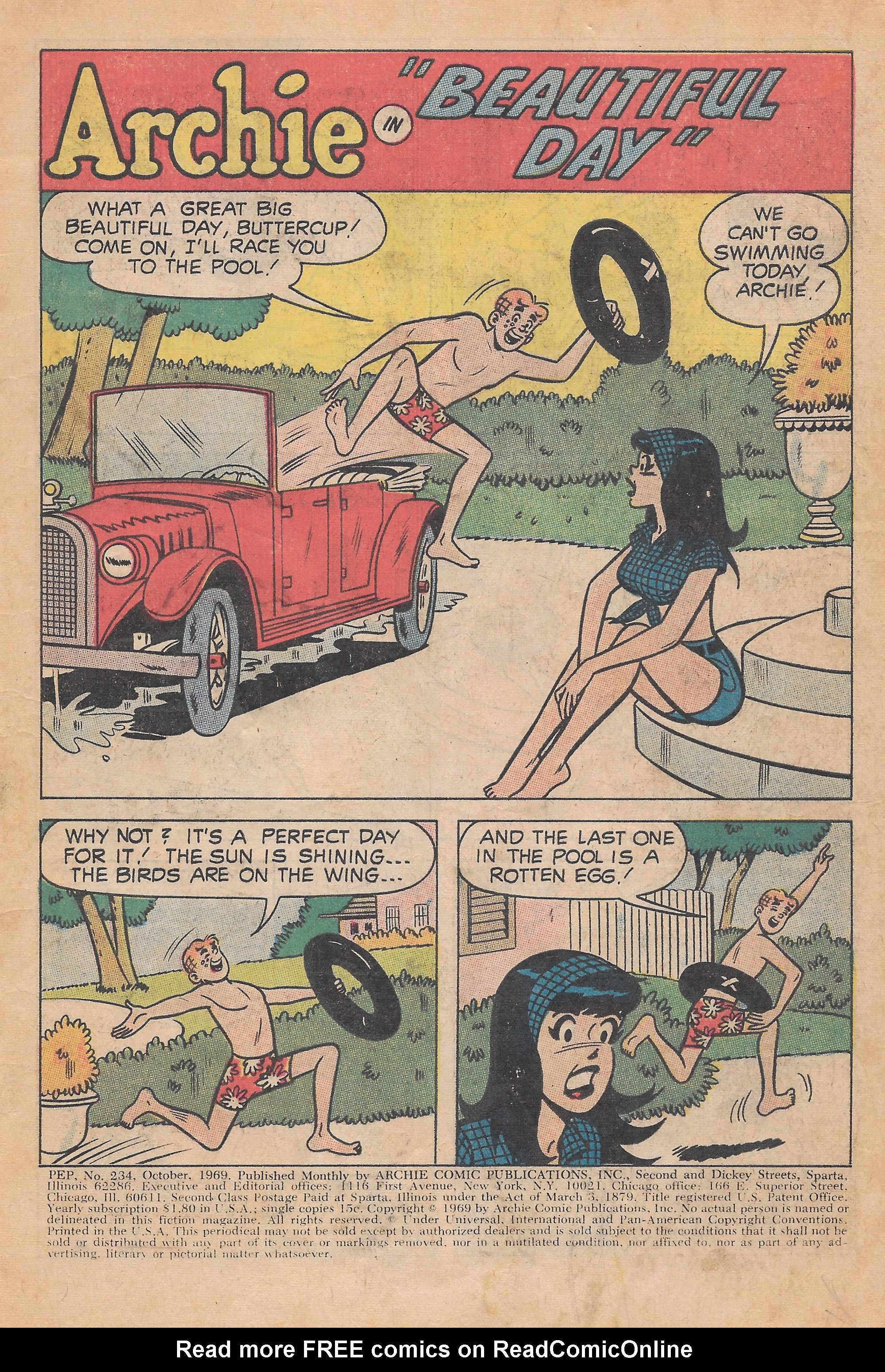 Read online Pep Comics comic -  Issue #234 - 3