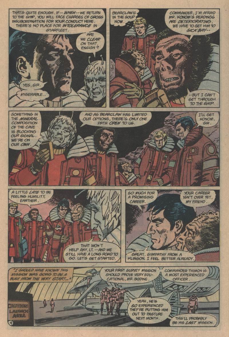 Read online Star Trek (1984) comic -  Issue #29 - 9
