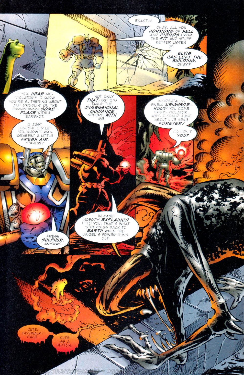 Read online Violator vs. Badrock comic -  Issue #4 - 5