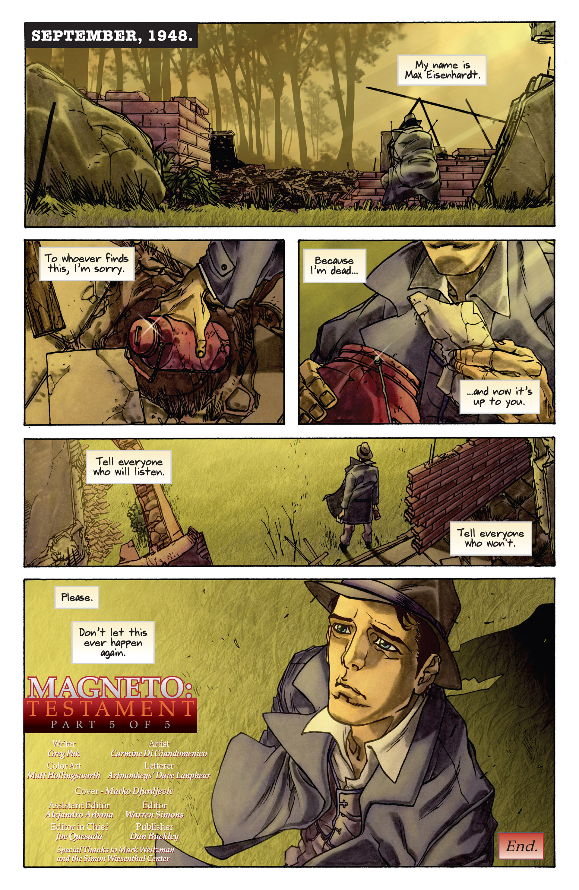 Read online X-Men: Magneto Testament comic -  Issue #5 - 22