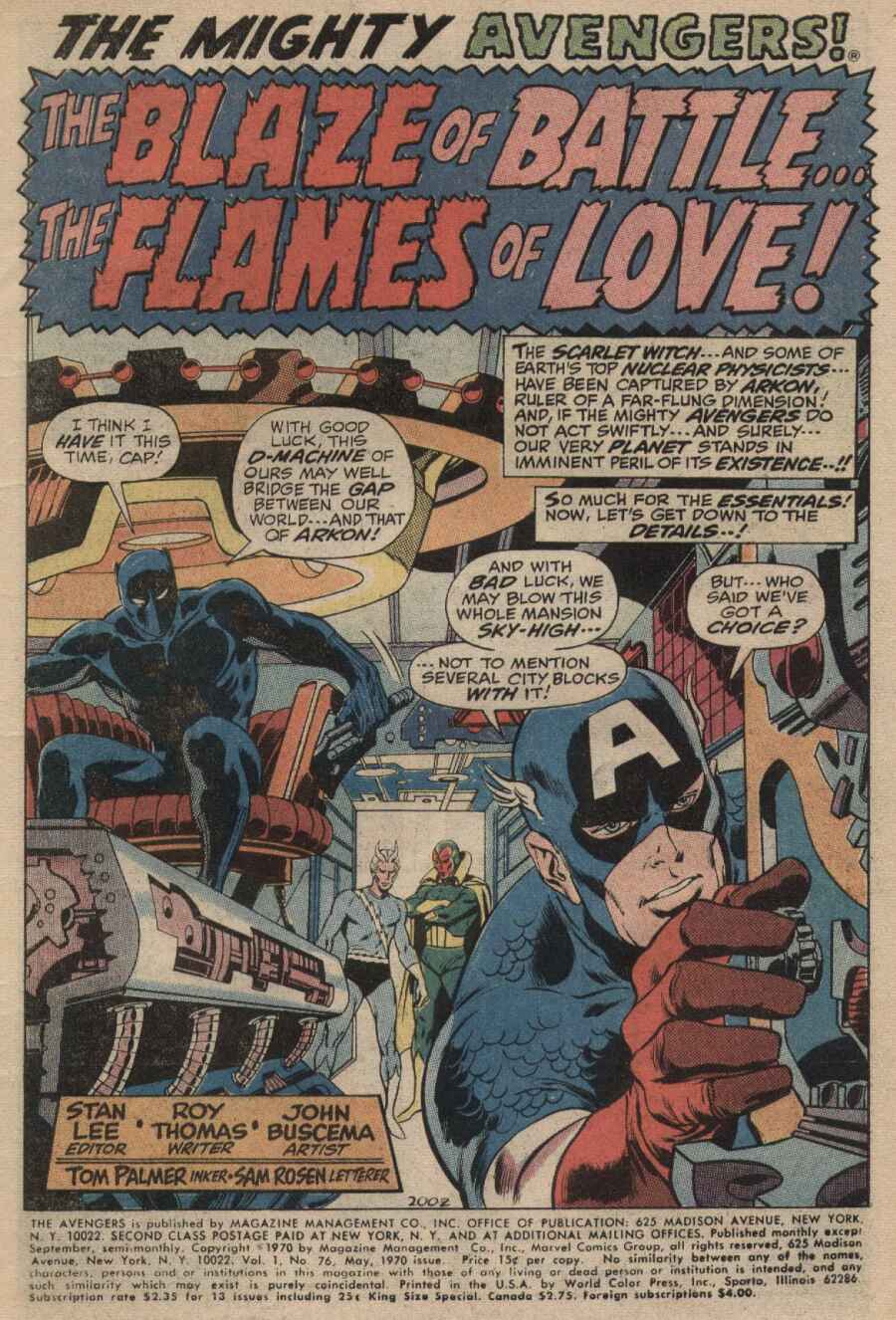 The Avengers (1963) issue 76 - Page 2