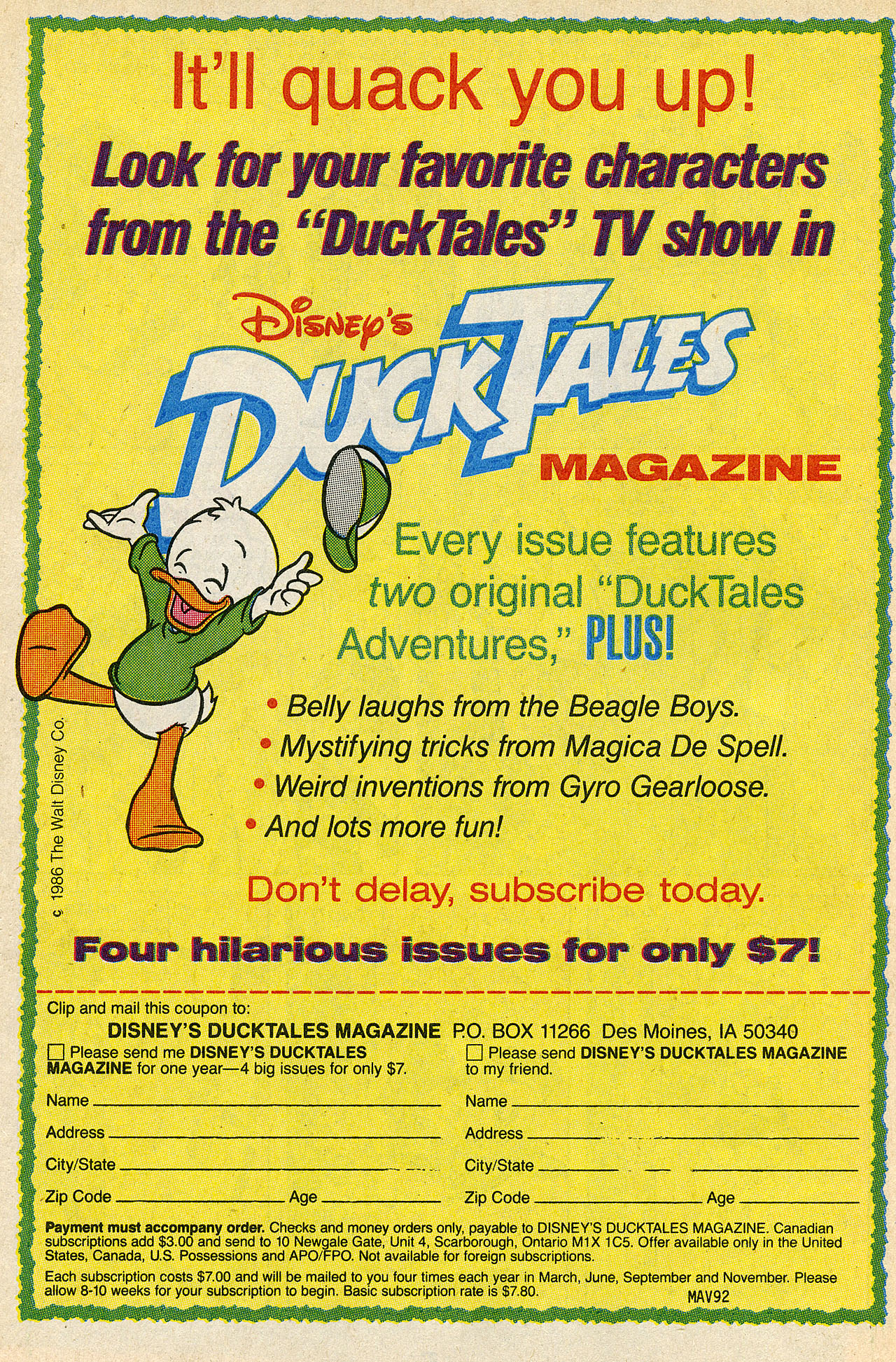 Read online Count Duckula comic -  Issue #8 - 29