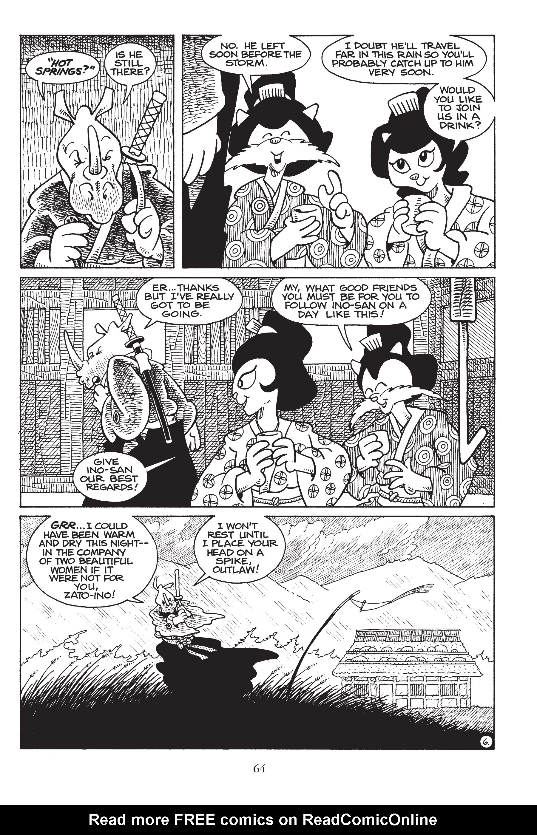 Read online Usagi Yojimbo (1987) comic -  Issue # _TPB 4 - 64
